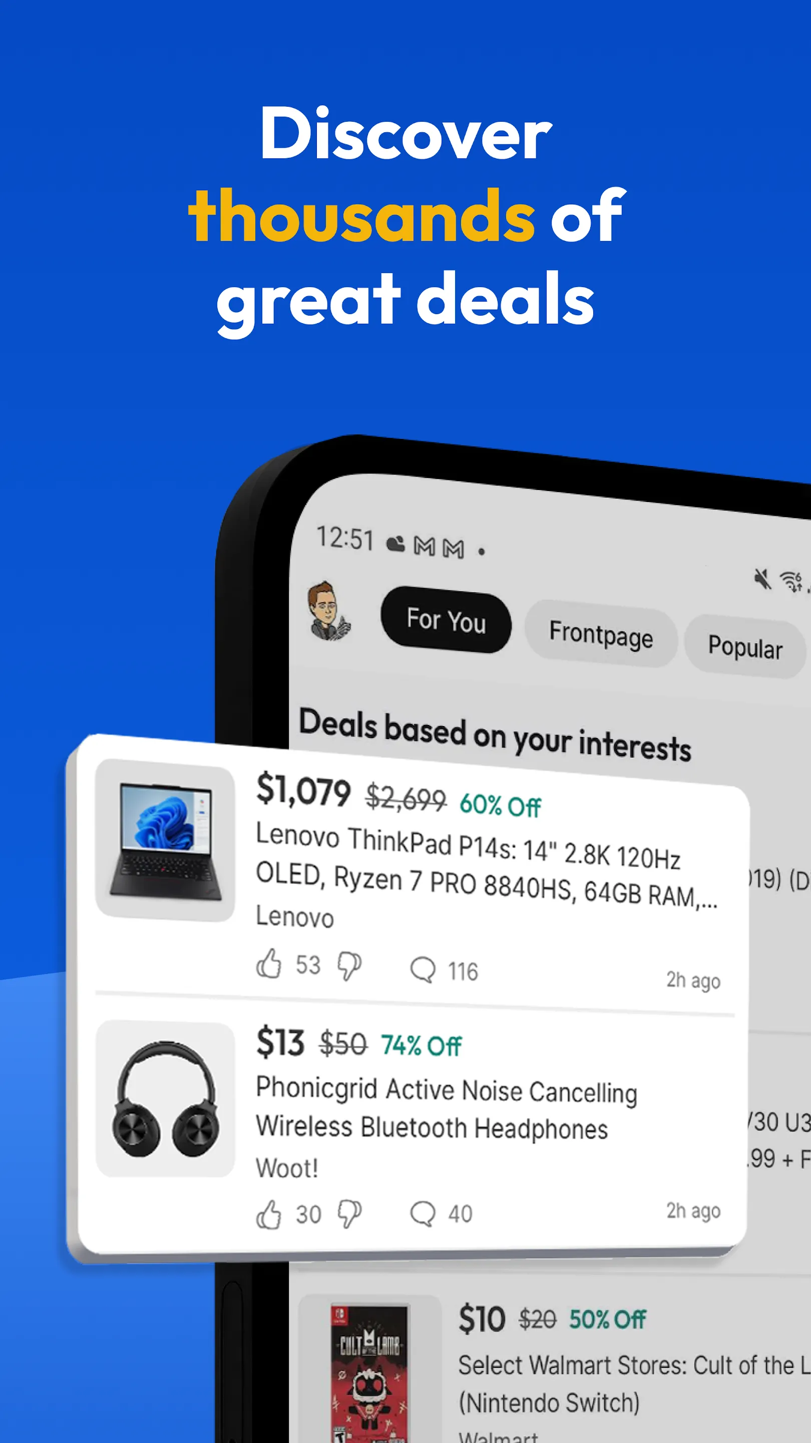 Slickdeals: Deals & Discounts | Indus Appstore | Screenshot