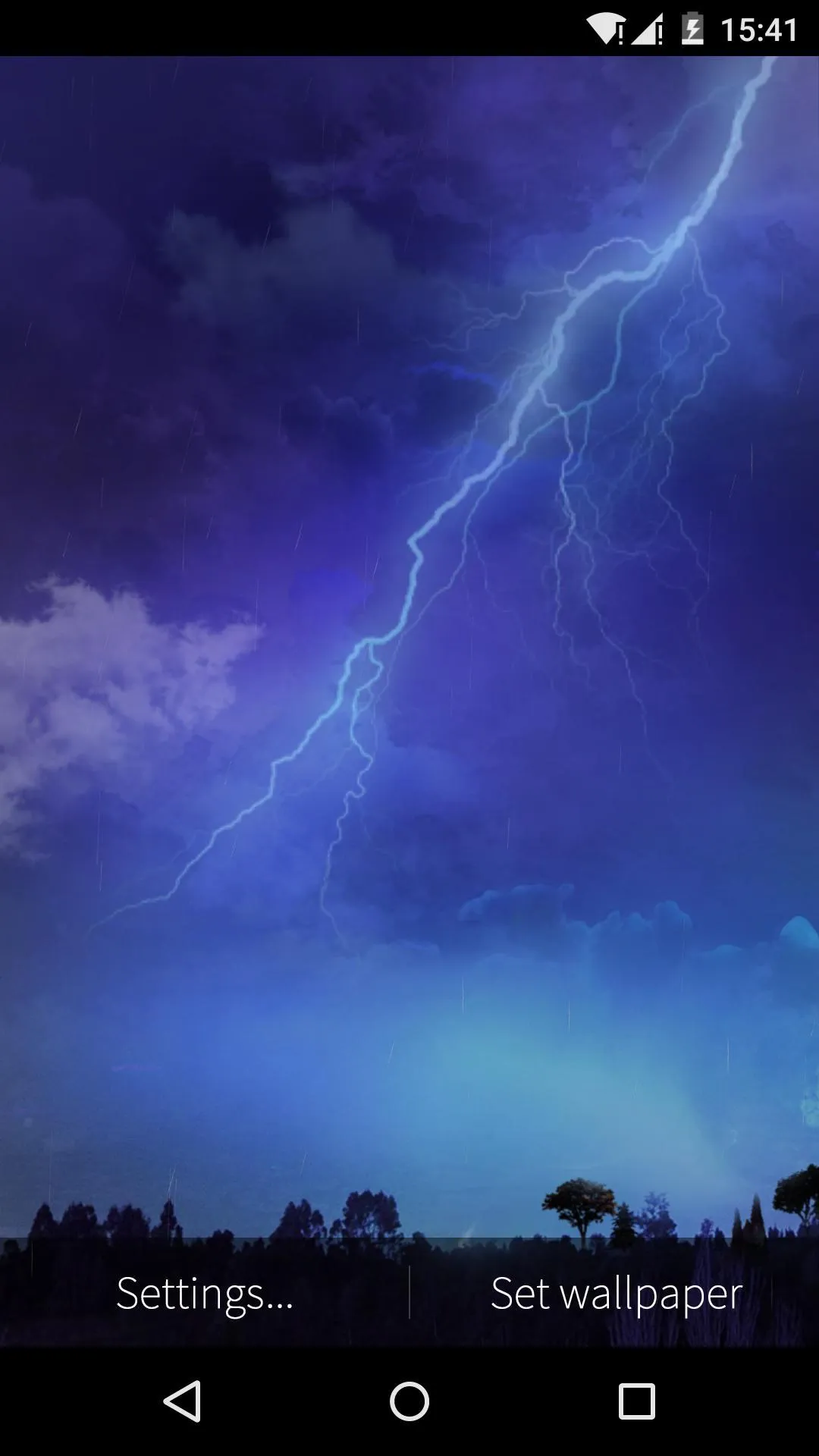 Lightning Storm Live Wallpaper | Indus Appstore | Screenshot