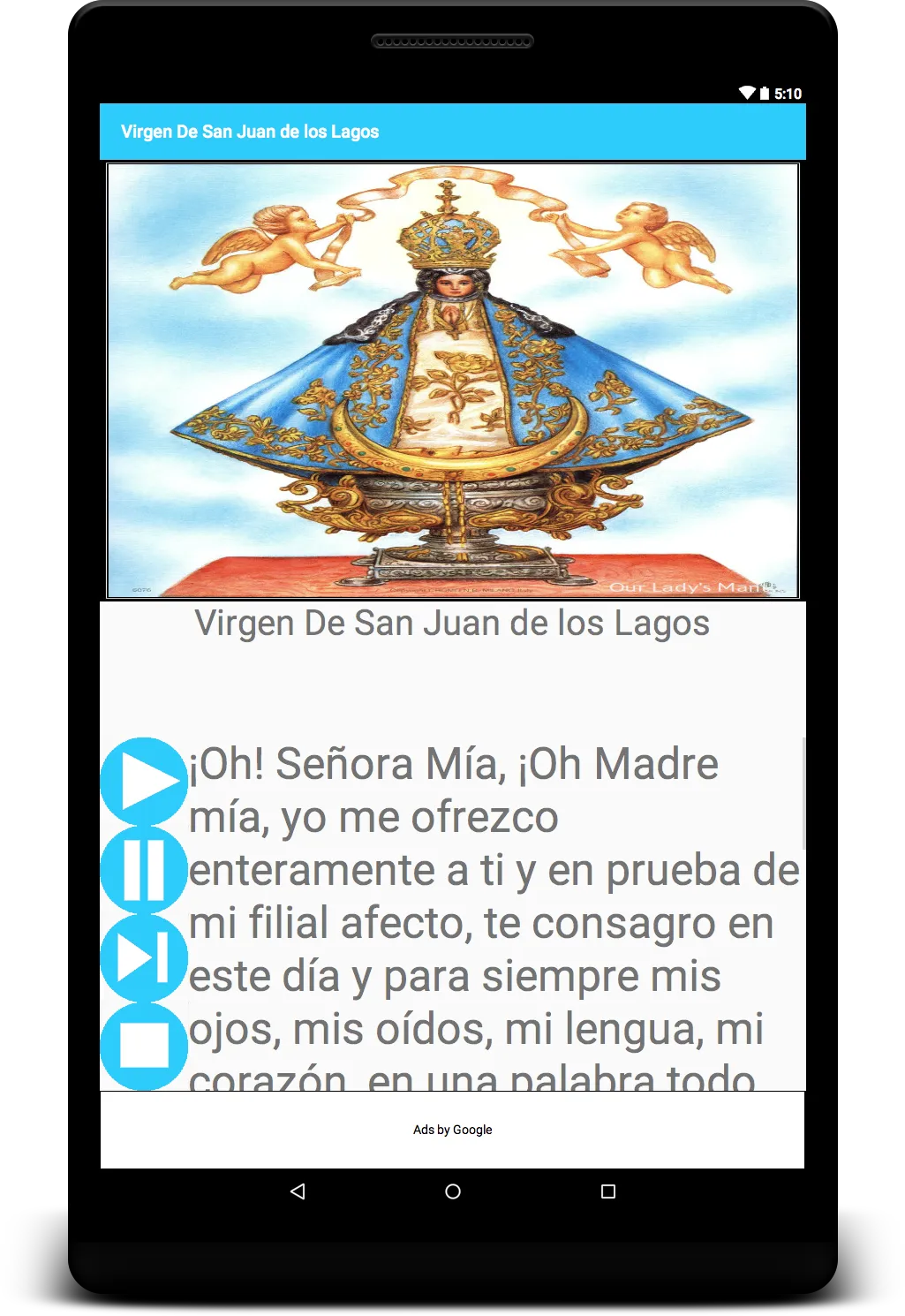 Virgen San Juan de los Lagos | Indus Appstore | Screenshot