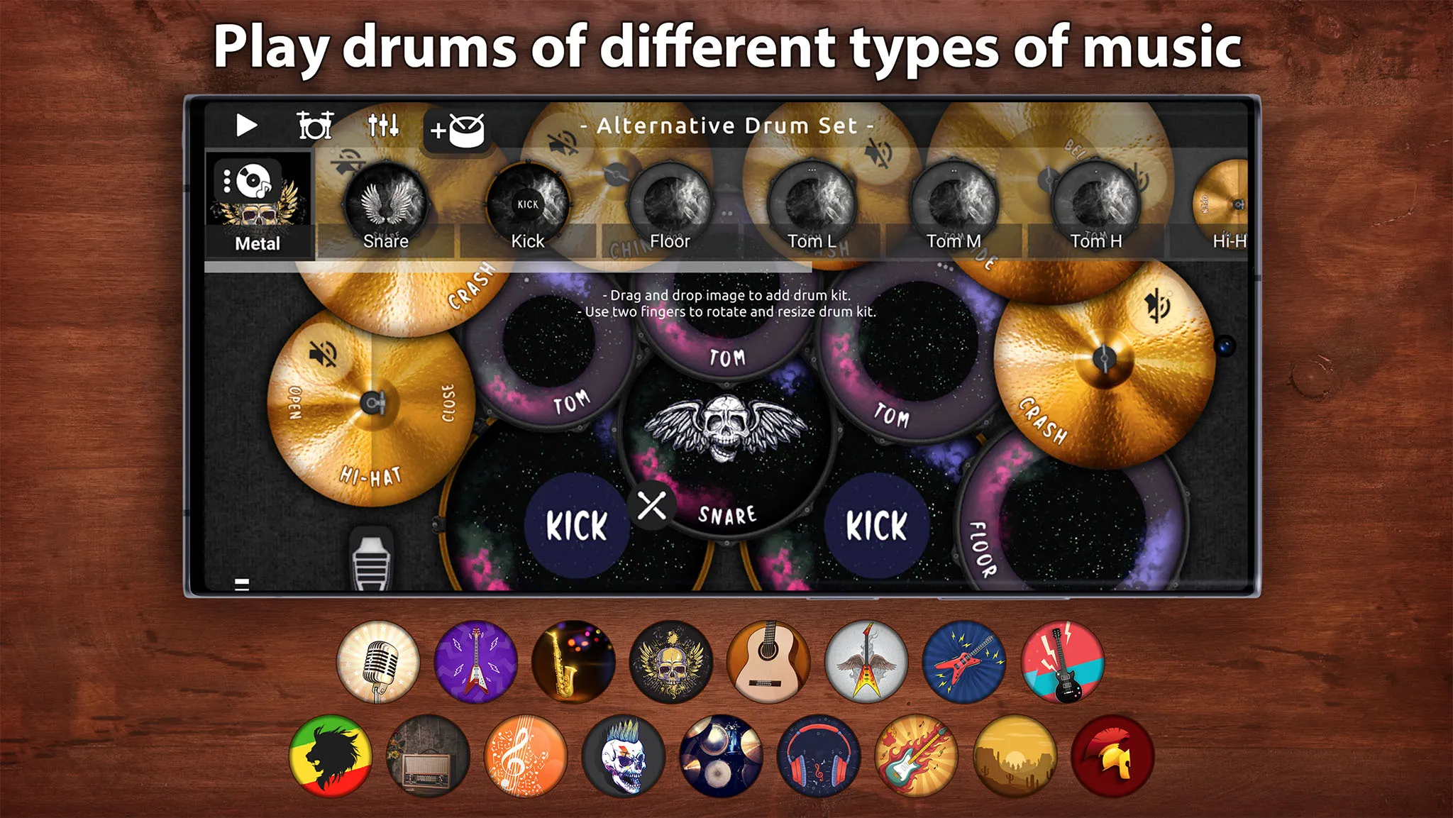 Drum King: Drum Simulator | Indus Appstore | Screenshot