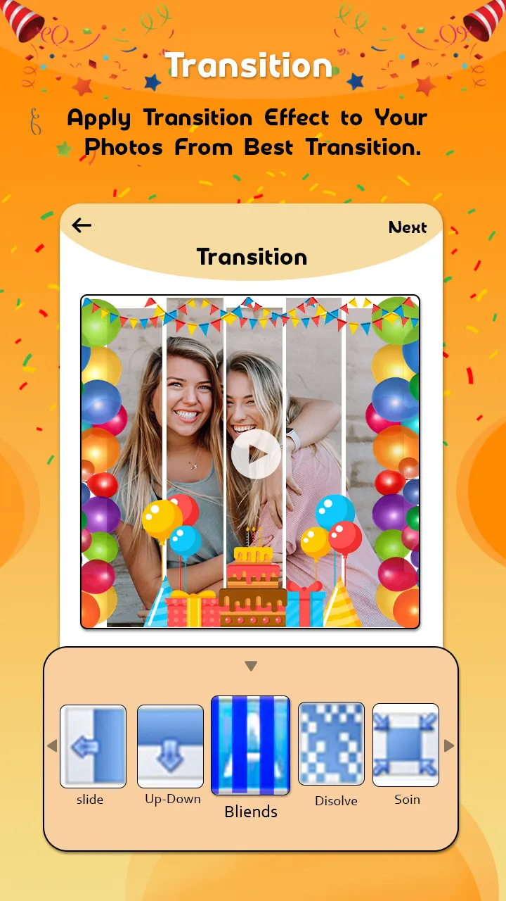 Birthday Video Maker 2022 | Indus Appstore | Screenshot