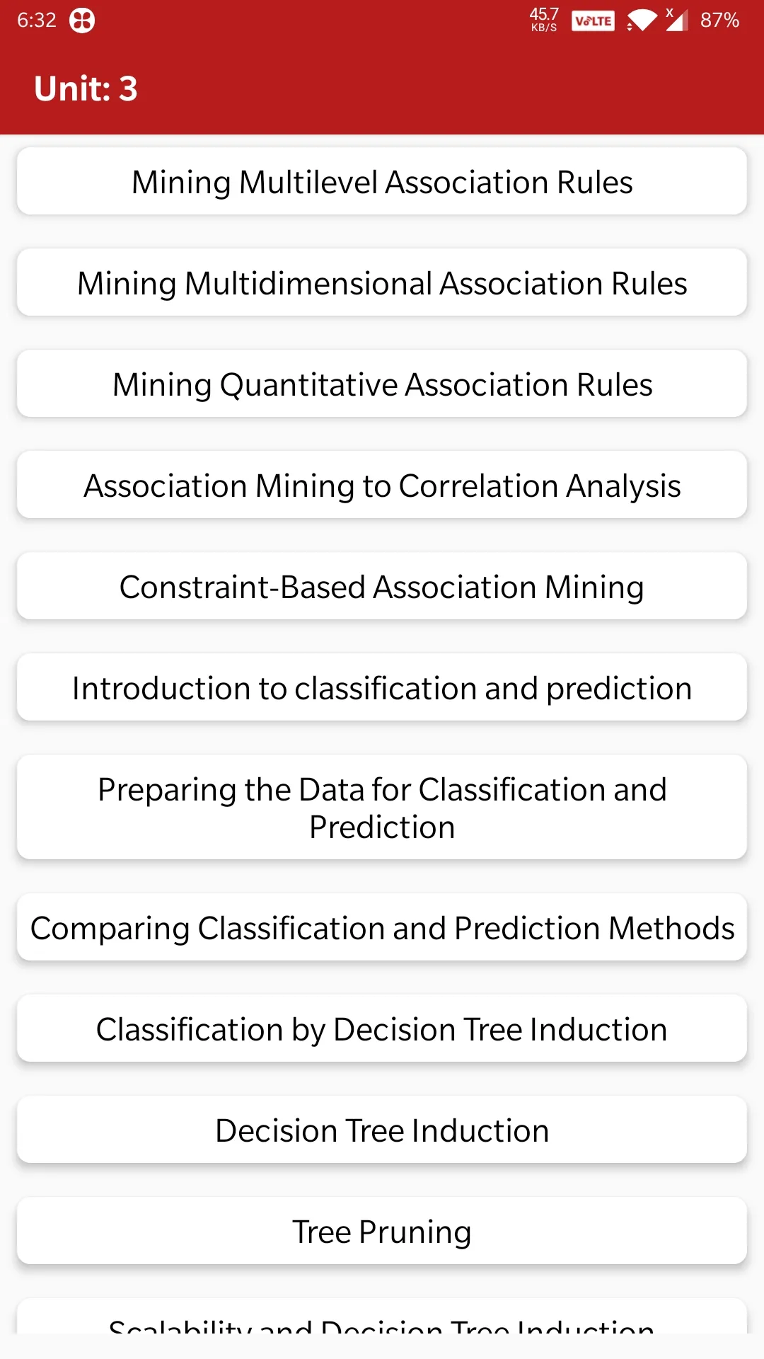 Data mining & Data Warehousing | Indus Appstore | Screenshot