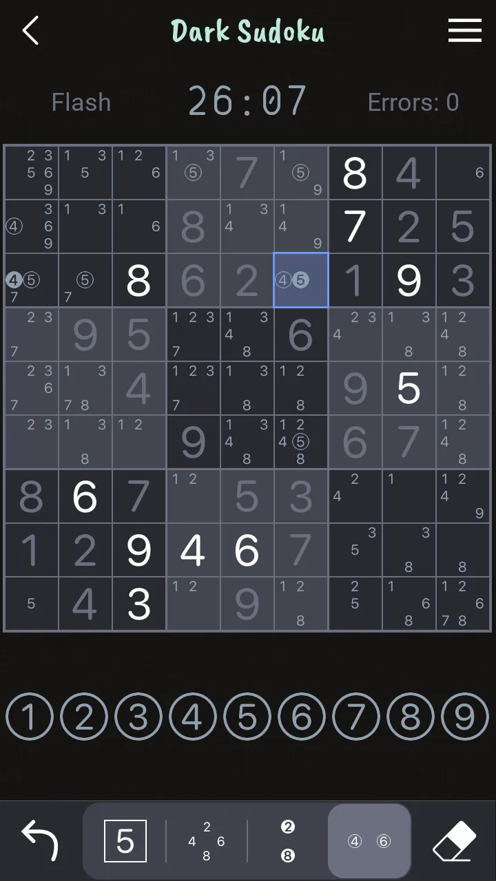 Dark Sudoku - Classic Puzzle | Indus Appstore | Screenshot