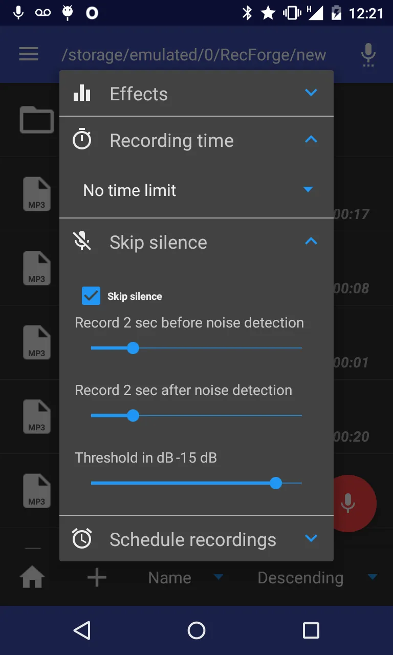 RecForge II - Audio Recorder | Indus Appstore | Screenshot