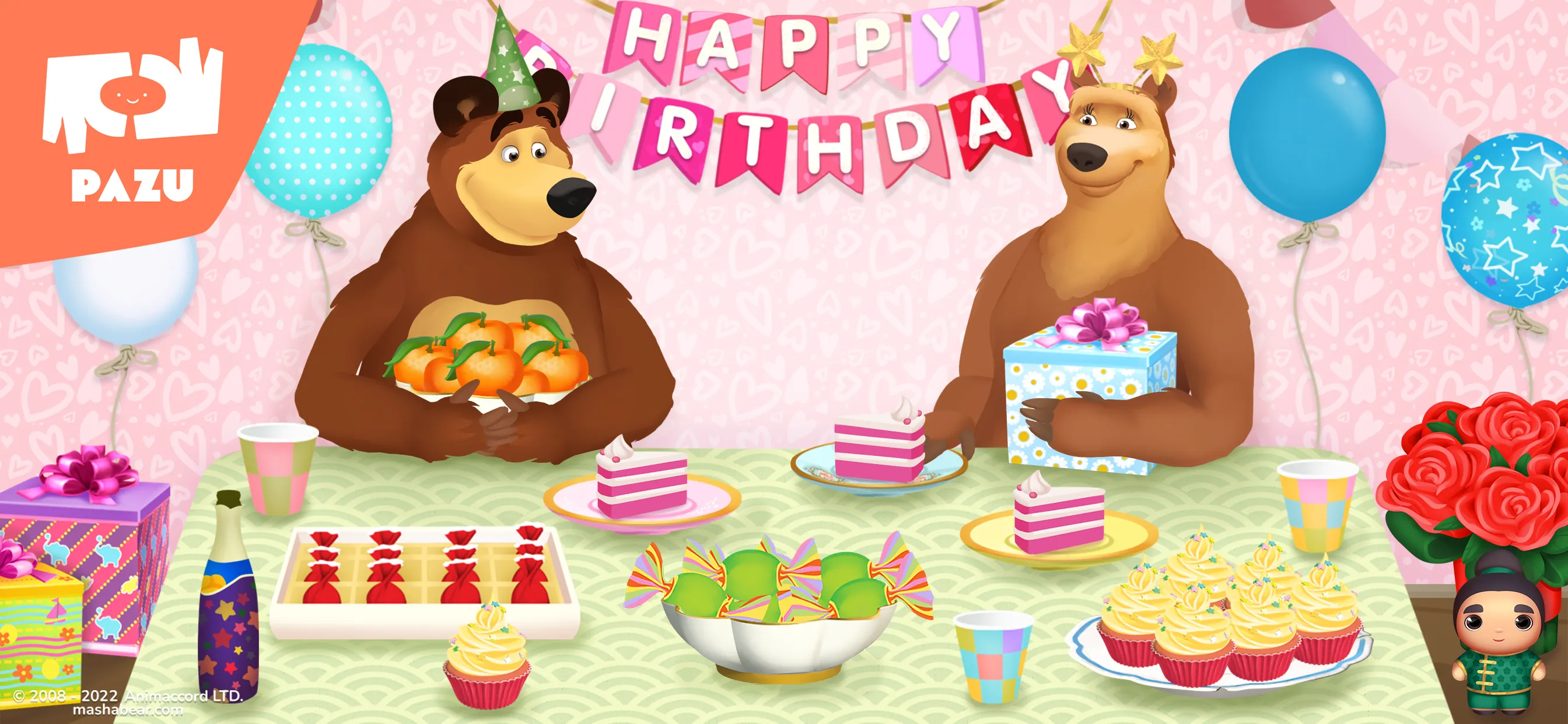 Masha and The Bear Birthday | Indus Appstore | Screenshot