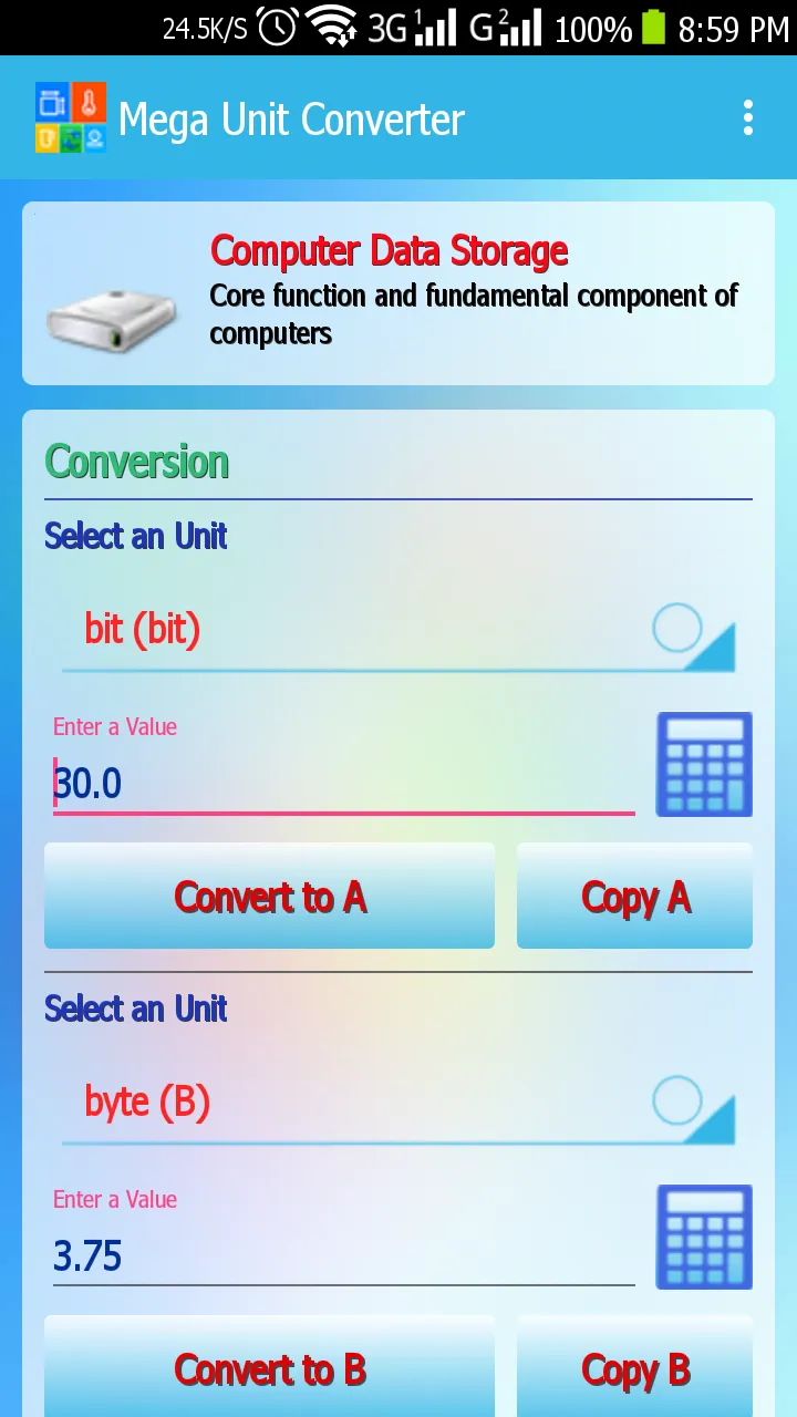 Mega Unit Converter | Indus Appstore | Screenshot