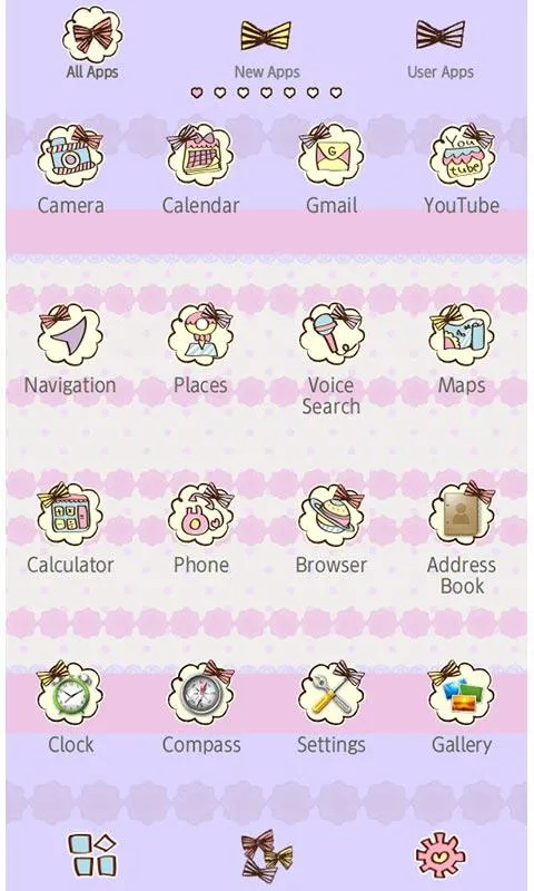 -Ribbon Girls- Theme +HOME | Indus Appstore | Screenshot