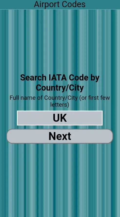 Airport Codes | Indus Appstore | Screenshot