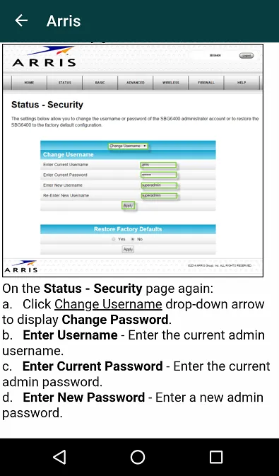 How to change router password | Indus Appstore | Screenshot