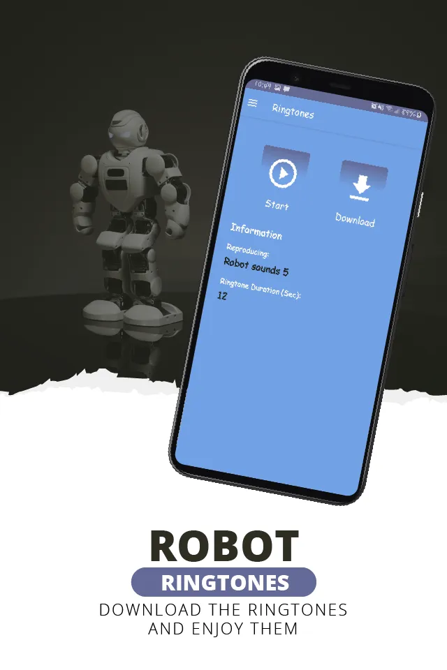 Robot ringtones, robot sounds | Indus Appstore | Screenshot