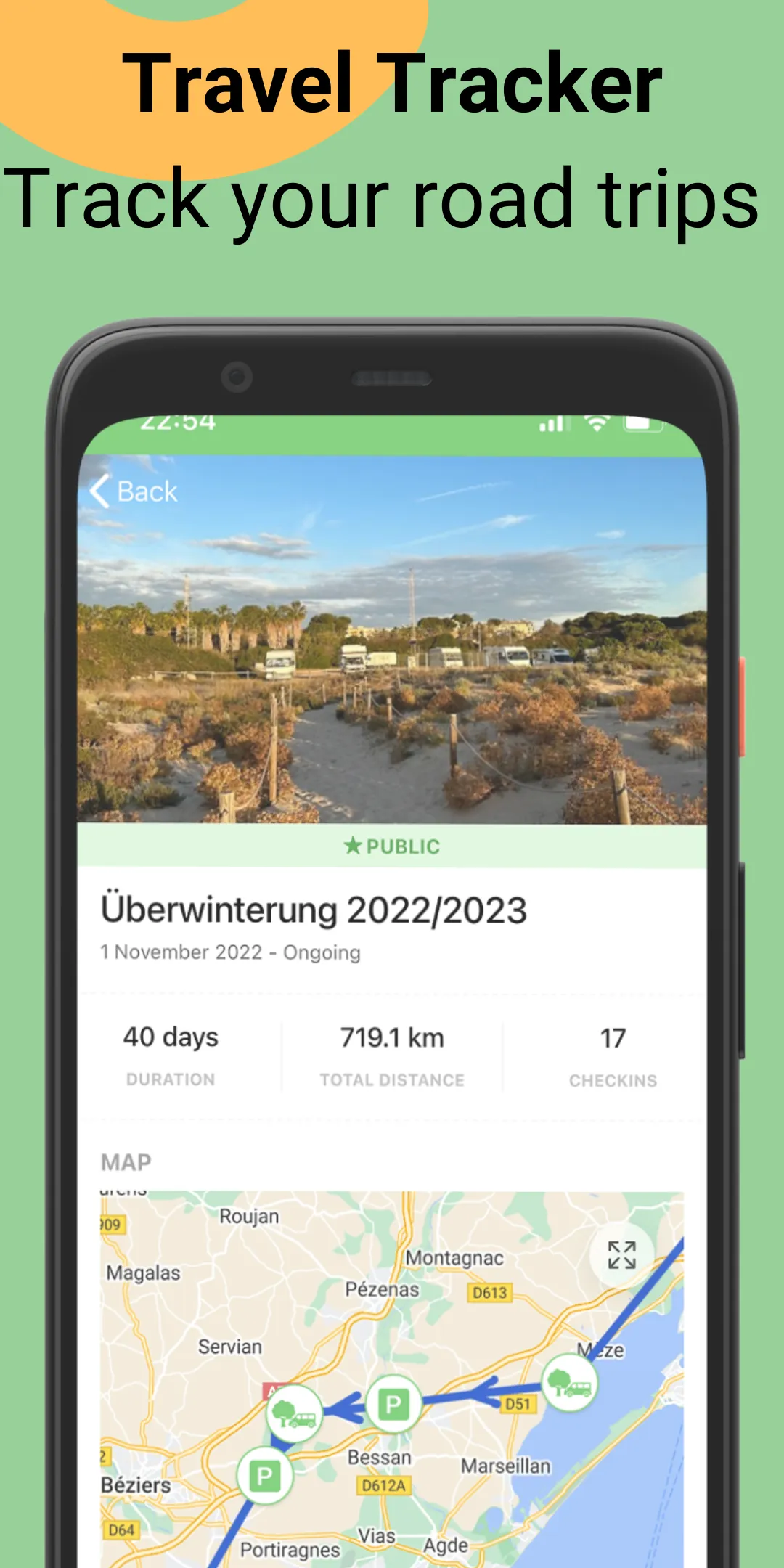 StayFree Vanlife Camping Sites | Indus Appstore | Screenshot