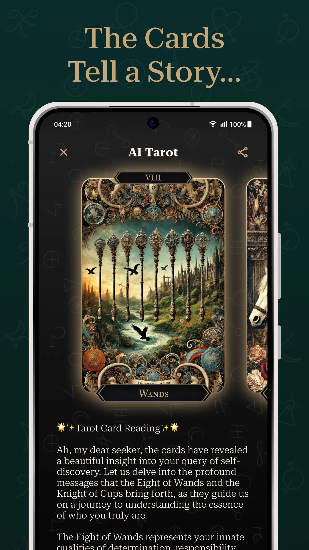 AI Daily Tarot Reading | Indus Appstore | Screenshot