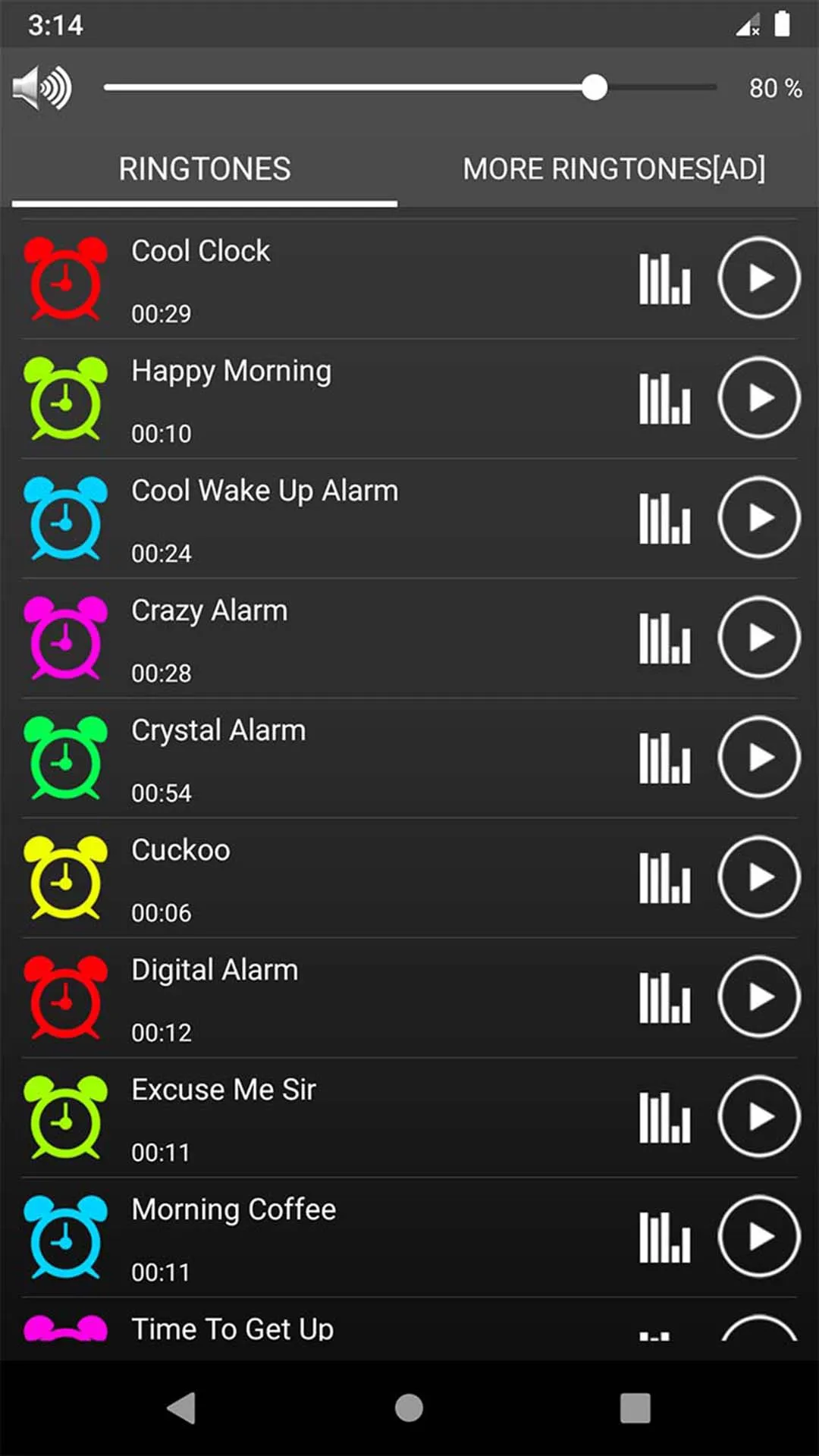 Funny Alarm Clock Ringtones | Indus Appstore | Screenshot