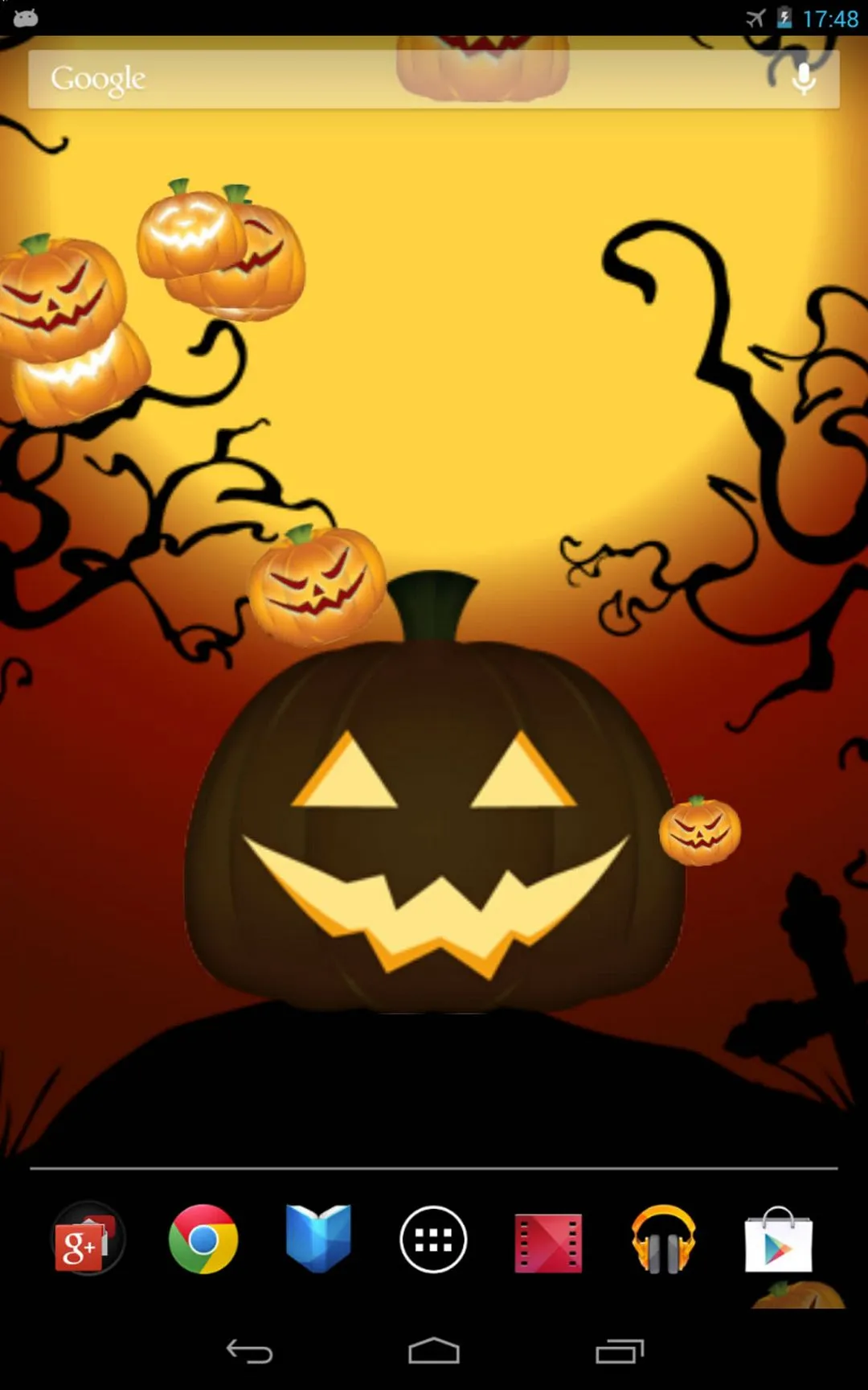 Halloween Pumpkin Live WP | Indus Appstore | Screenshot