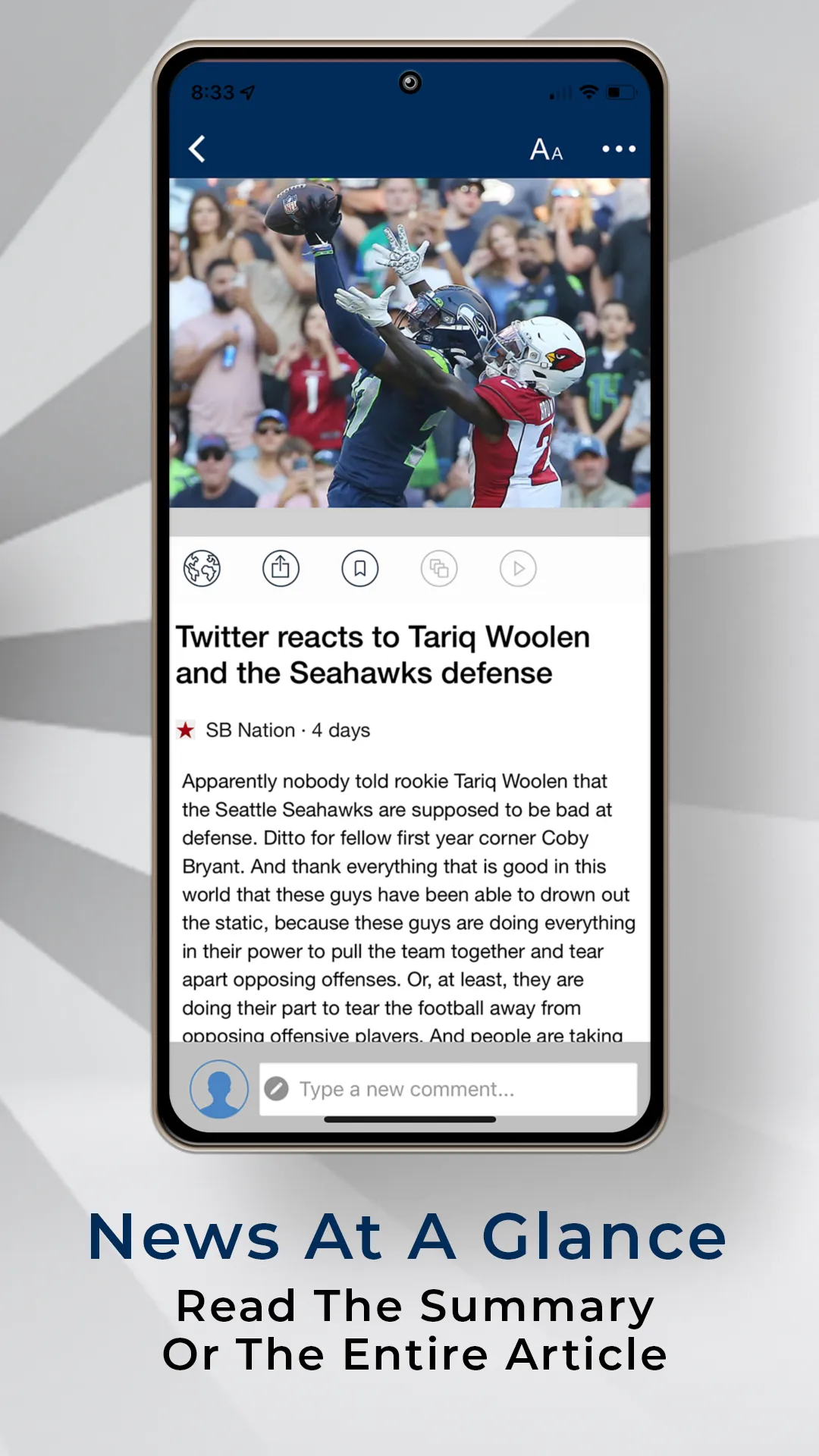 Sportfusion - Seahawks Edition | Indus Appstore | Screenshot