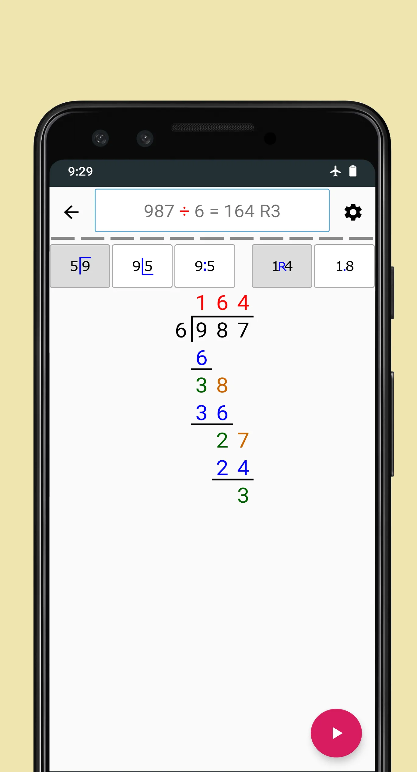 Division Calculator: Remainder | Indus Appstore | Screenshot