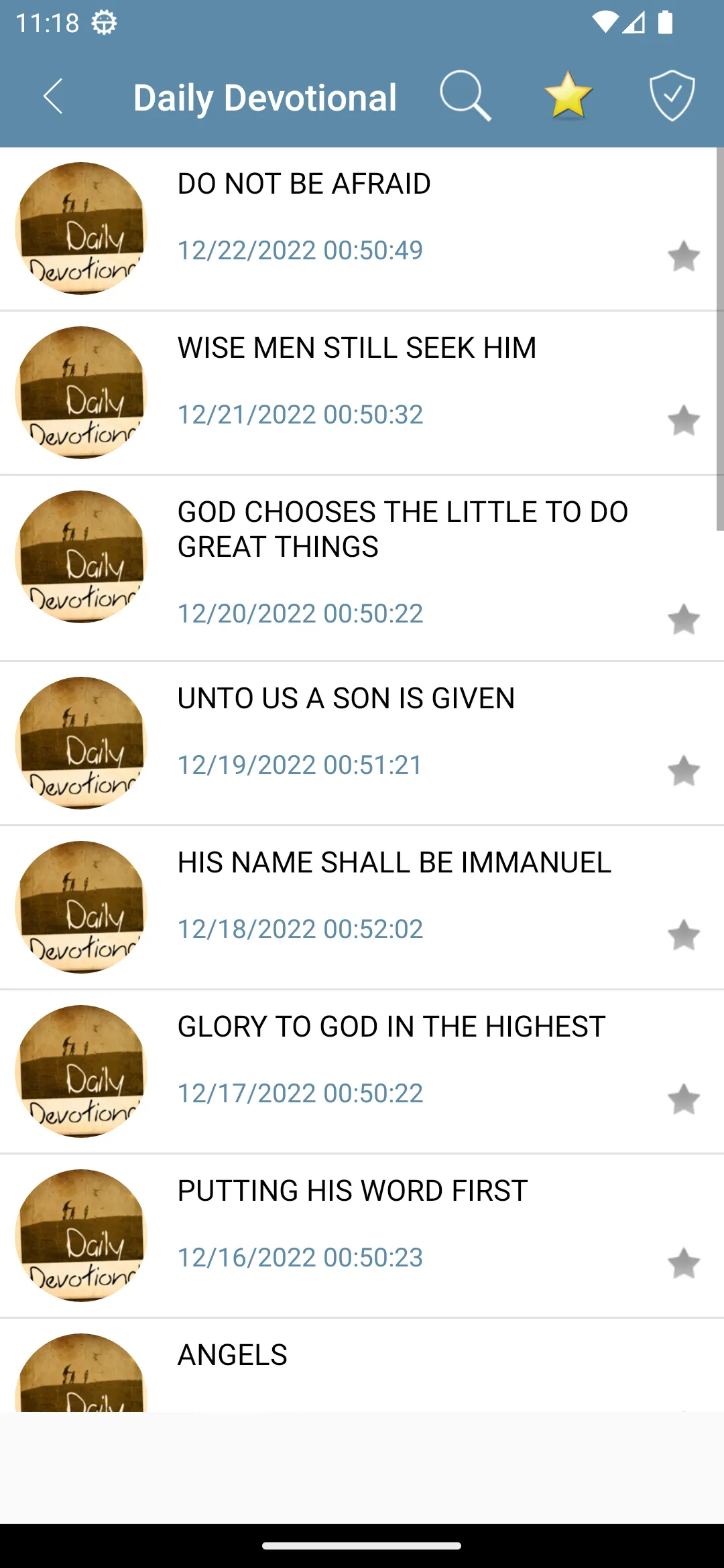 Daily Devotional | Indus Appstore | Screenshot