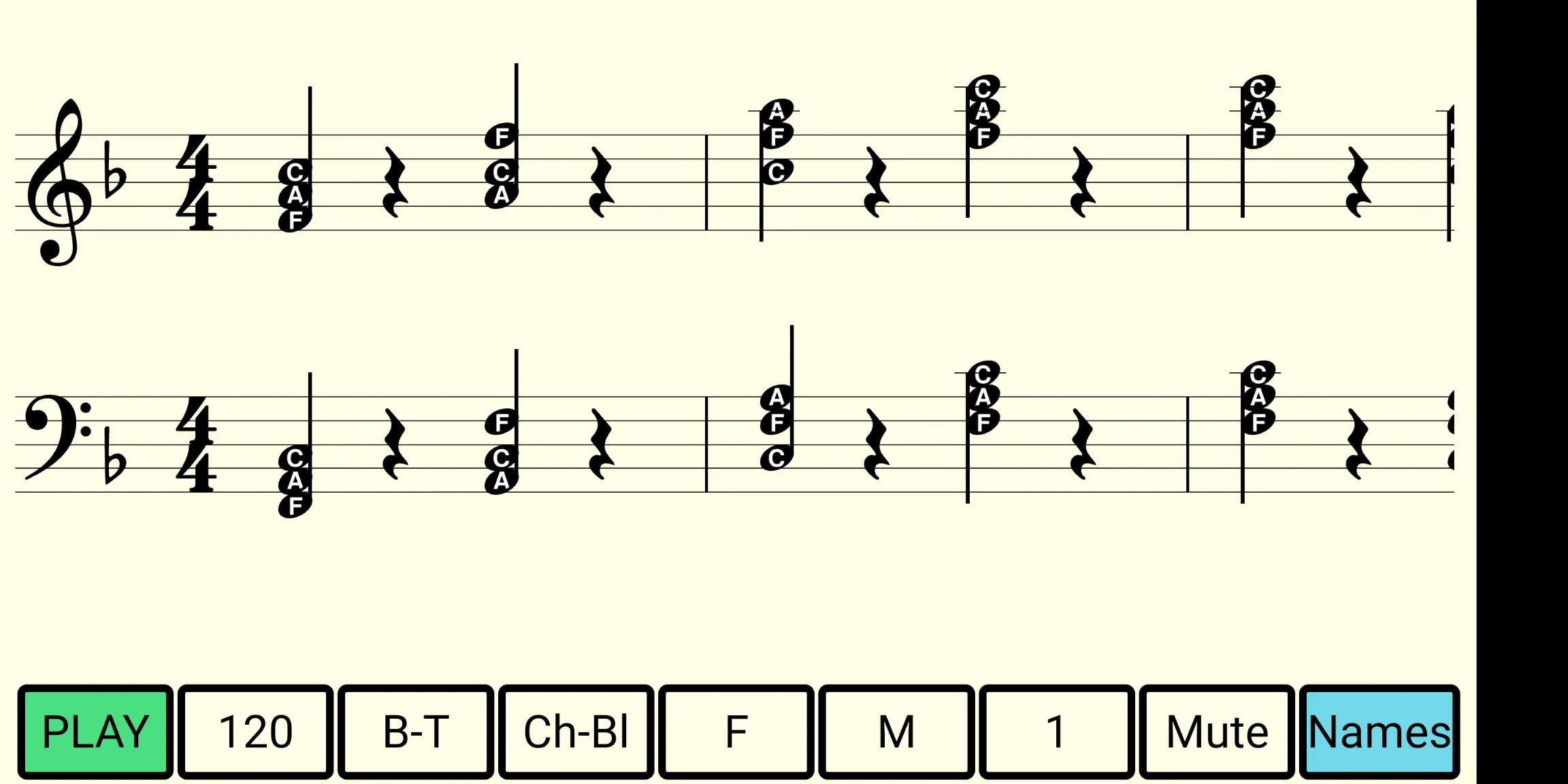 13 Hammers:  Scales and Chords | Indus Appstore | Screenshot