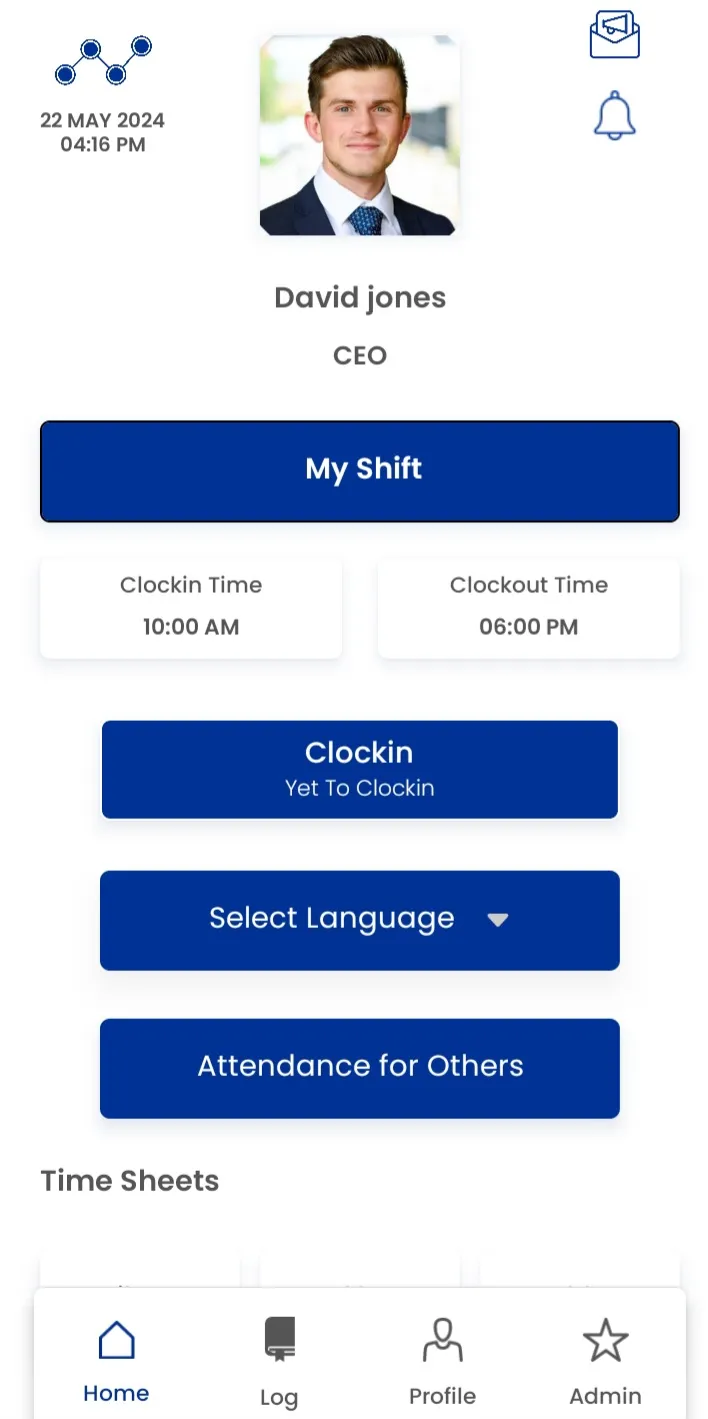 Klockmate -Your Work Buddy | Indus Appstore | Screenshot