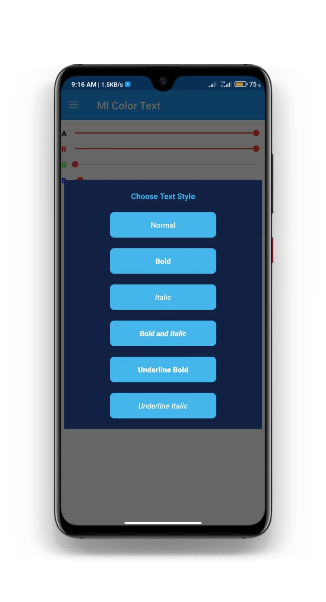 ML Color Text Generator | Indus Appstore | Screenshot