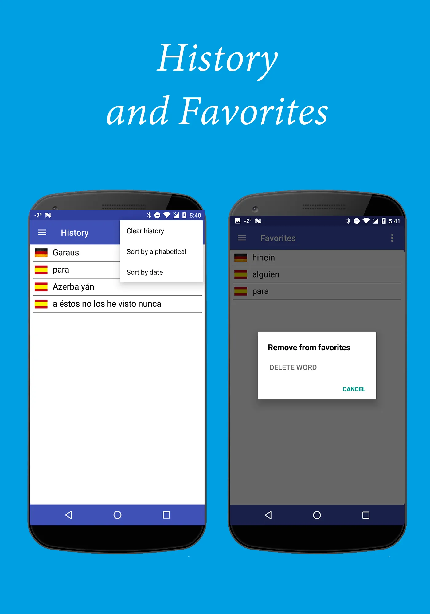 Spanish-German Dictionary | Indus Appstore | Screenshot