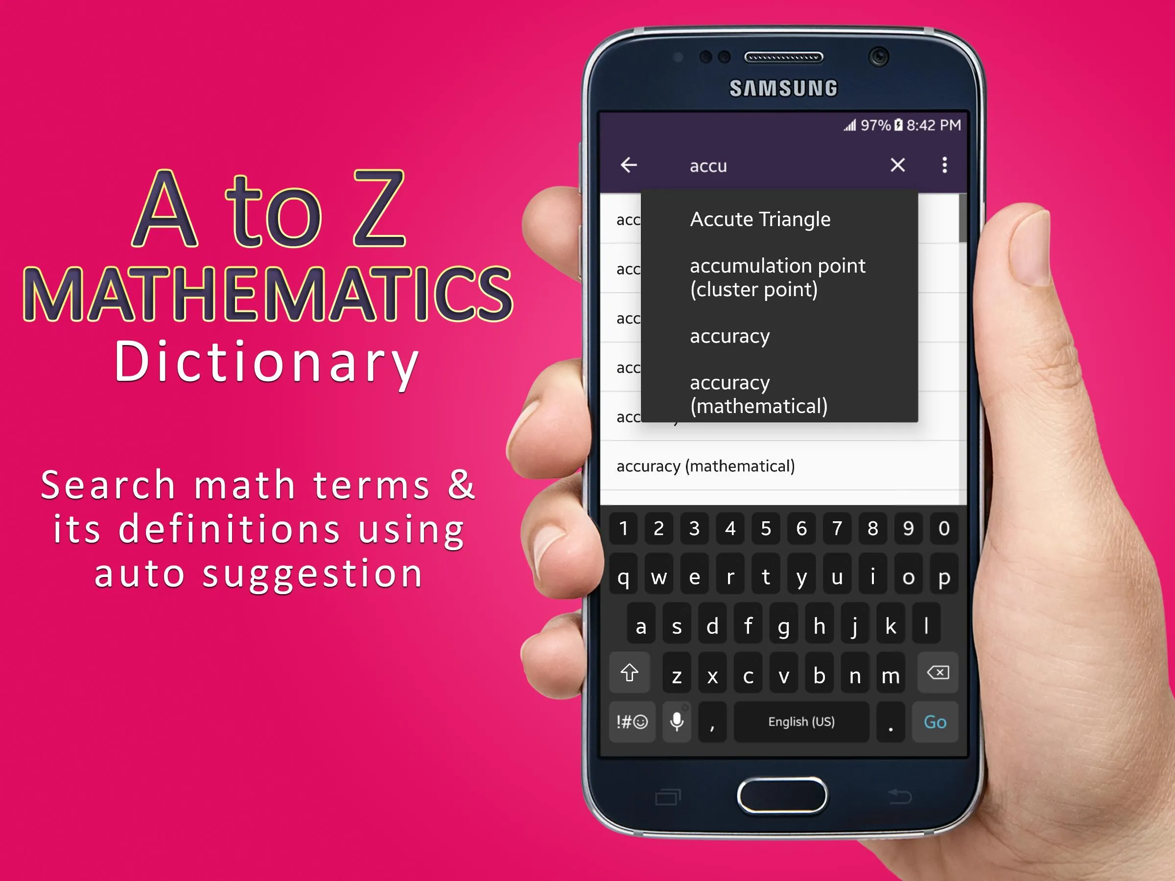 Mathematics Dictionary | Indus Appstore | Screenshot