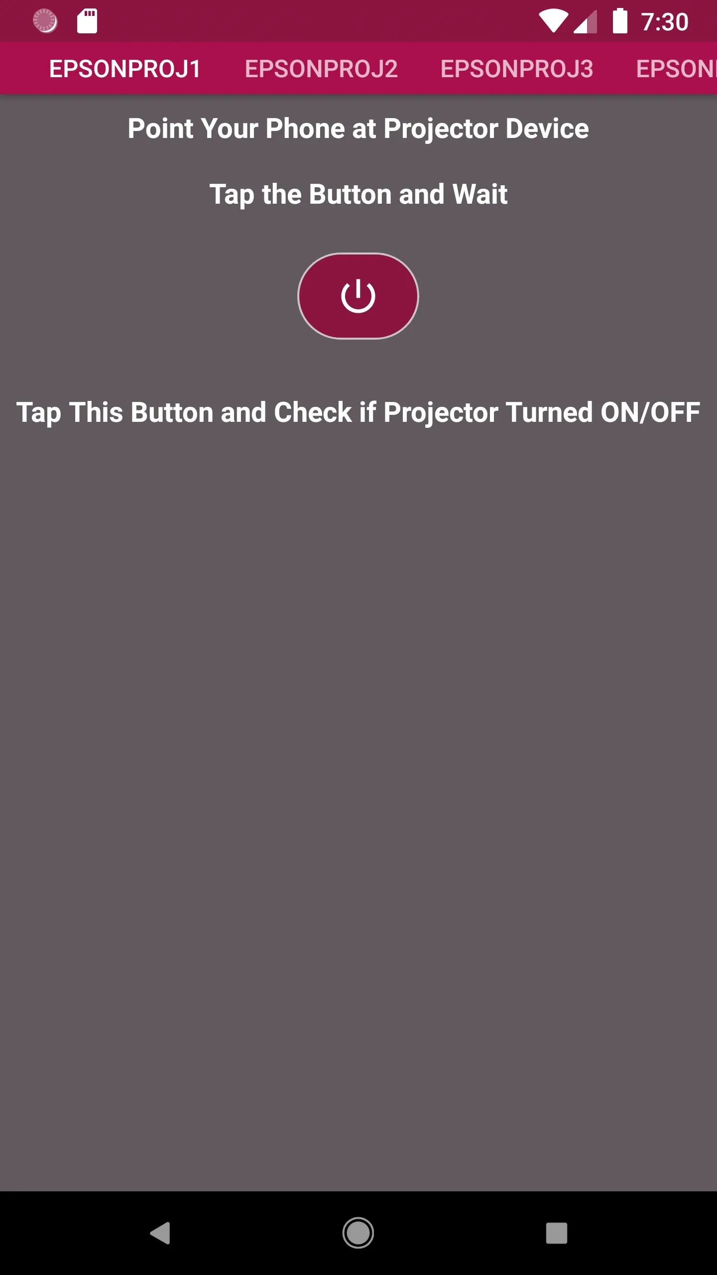 Universal Projector Remote Con | Indus Appstore | Screenshot