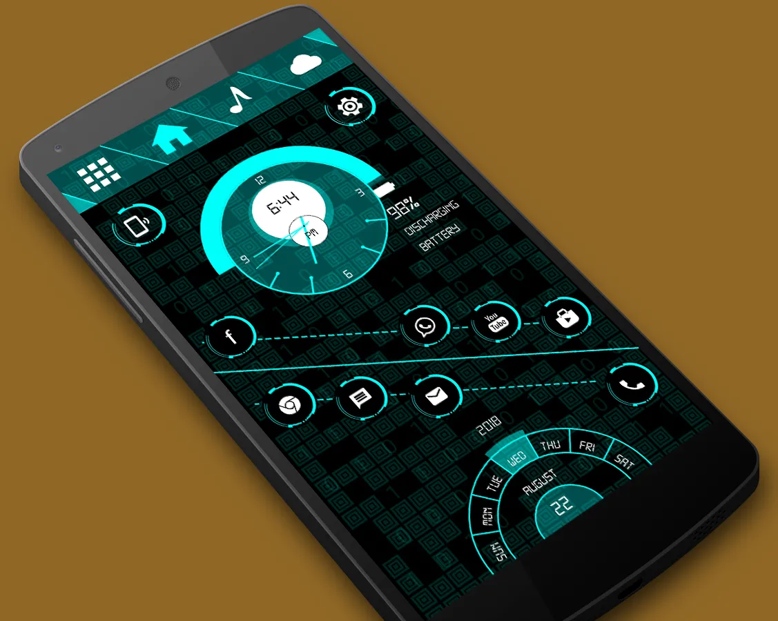 Hitech tab Launcher - AppLock | Indus Appstore | Screenshot