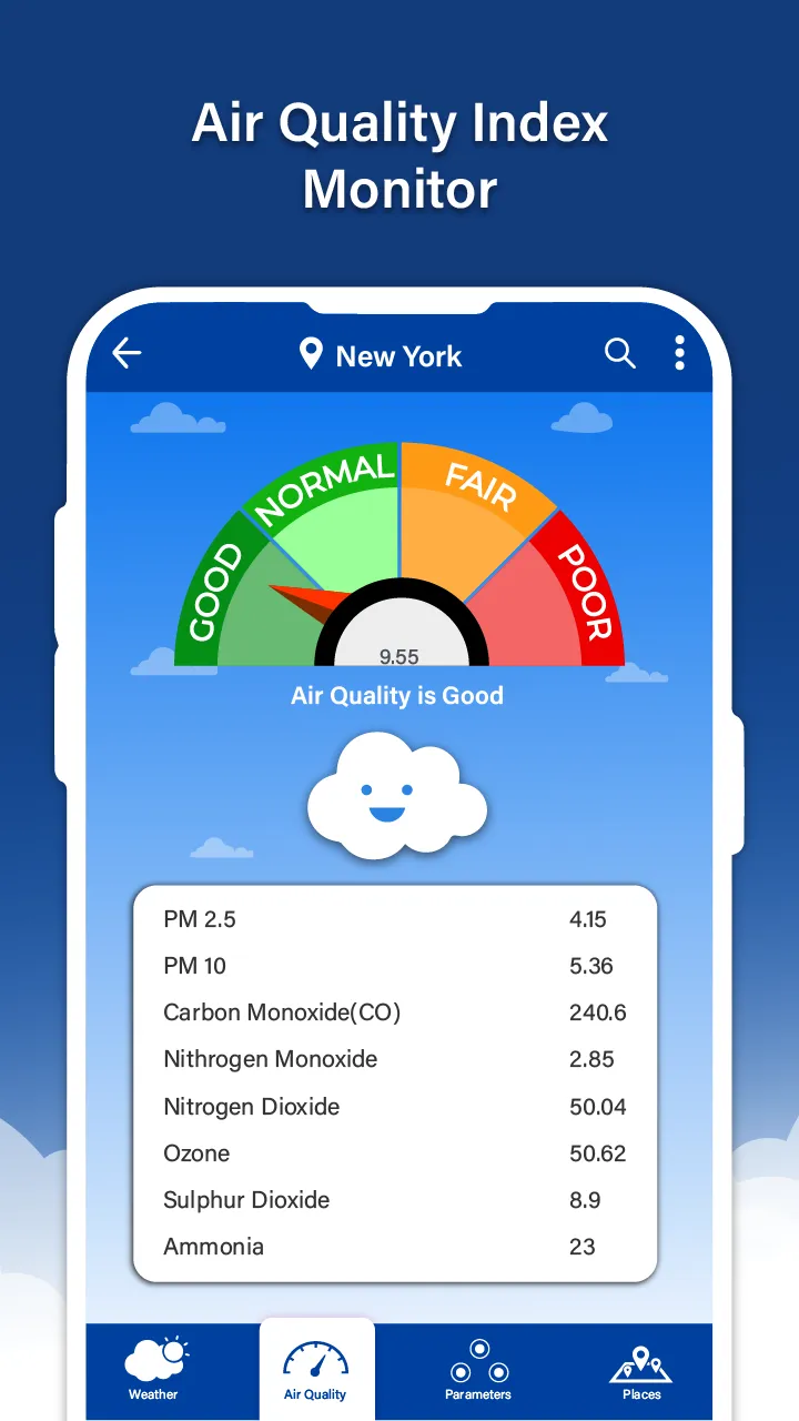 Air Quality Index Monitor App | Indus Appstore | Screenshot