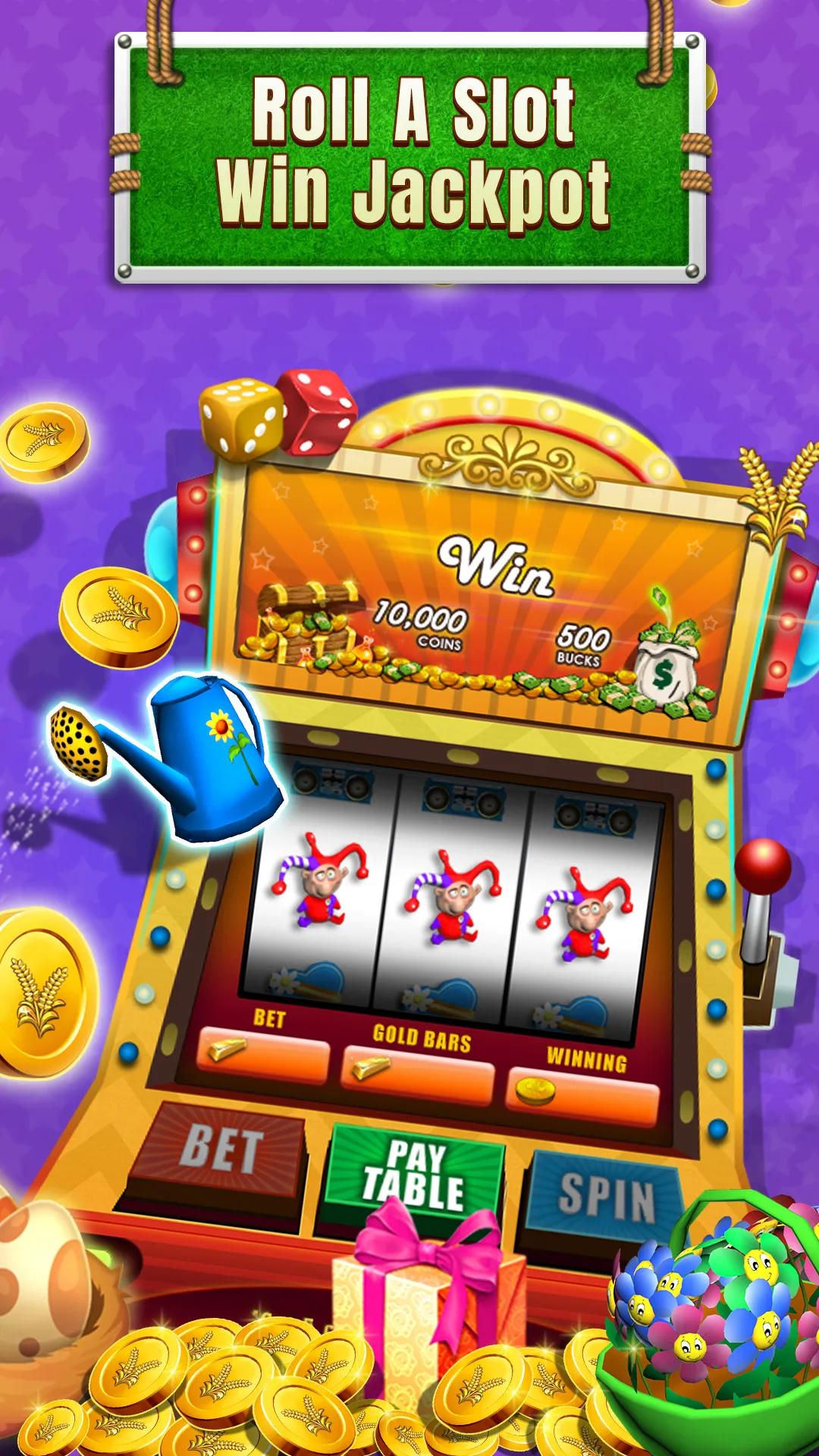 Farm Flowers Coin Party Dozer | Indus Appstore | Screenshot