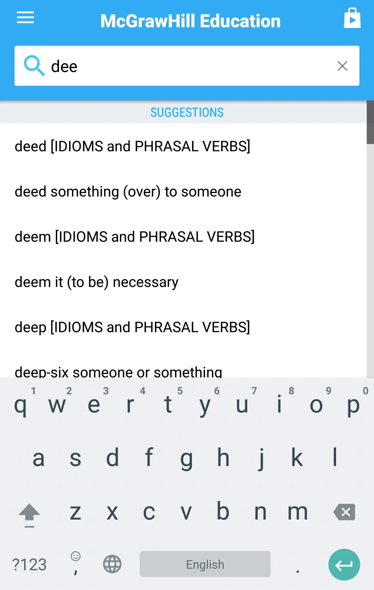 American Idioms-Phrasal Verbs | Indus Appstore | Screenshot