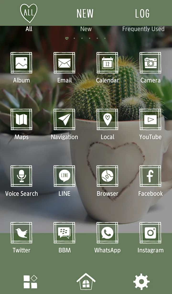 Cacti Heart Theme | Indus Appstore | Screenshot