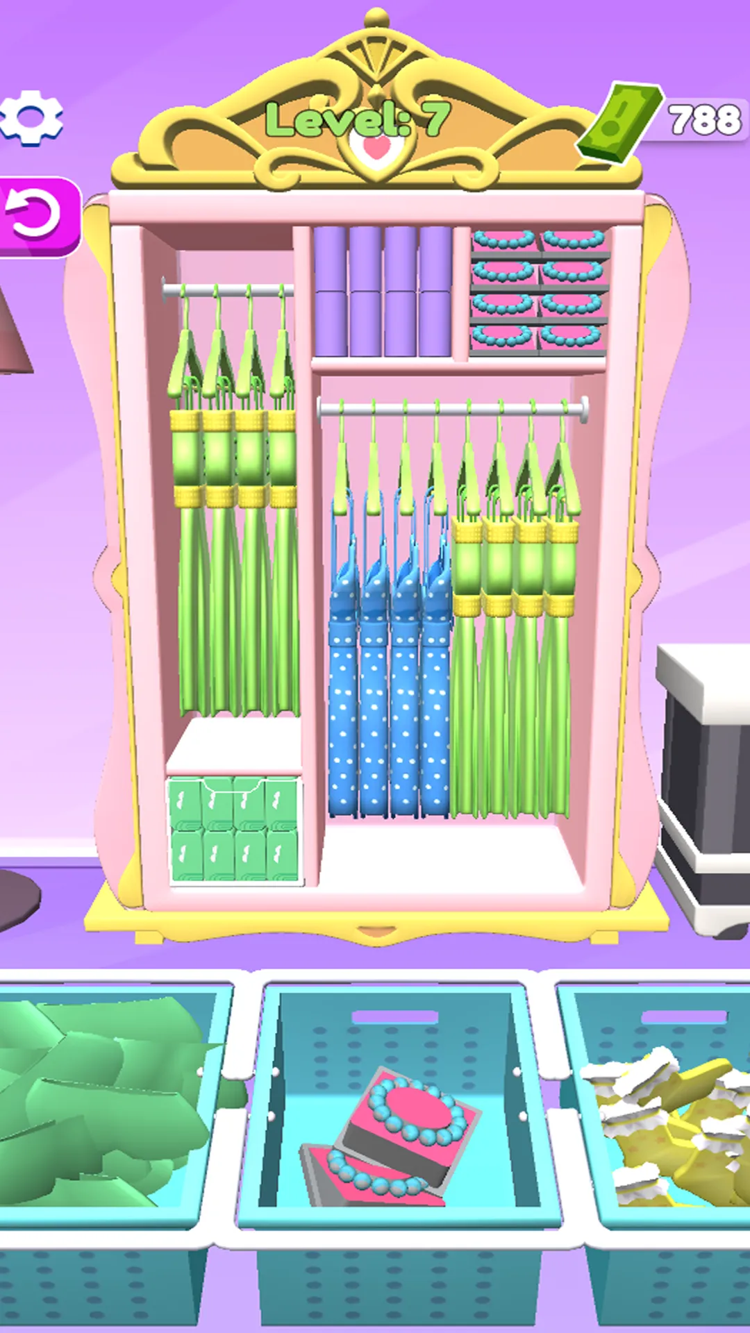 Fill Up Closet：Organizer Game | Indus Appstore | Screenshot