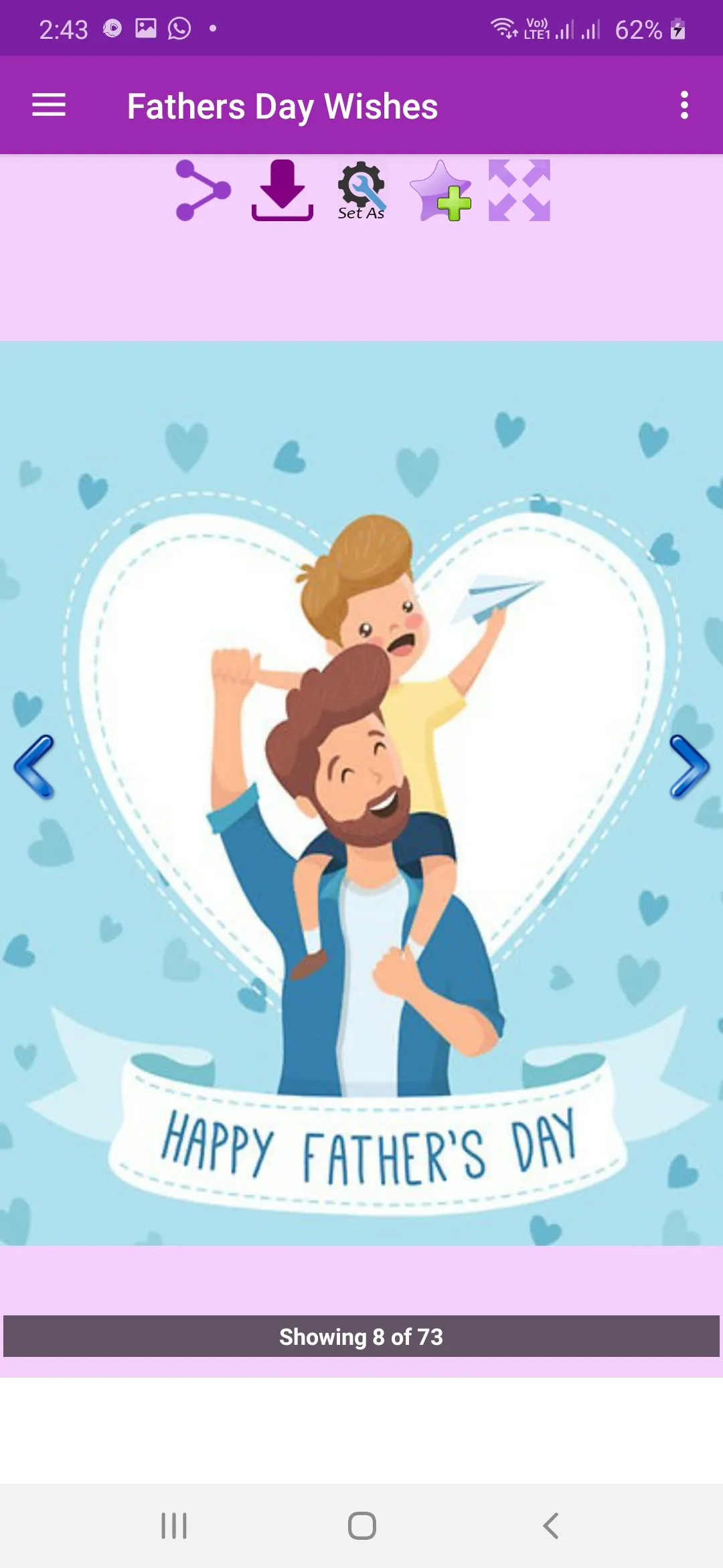 Fathers Day Wishes | Indus Appstore | Screenshot