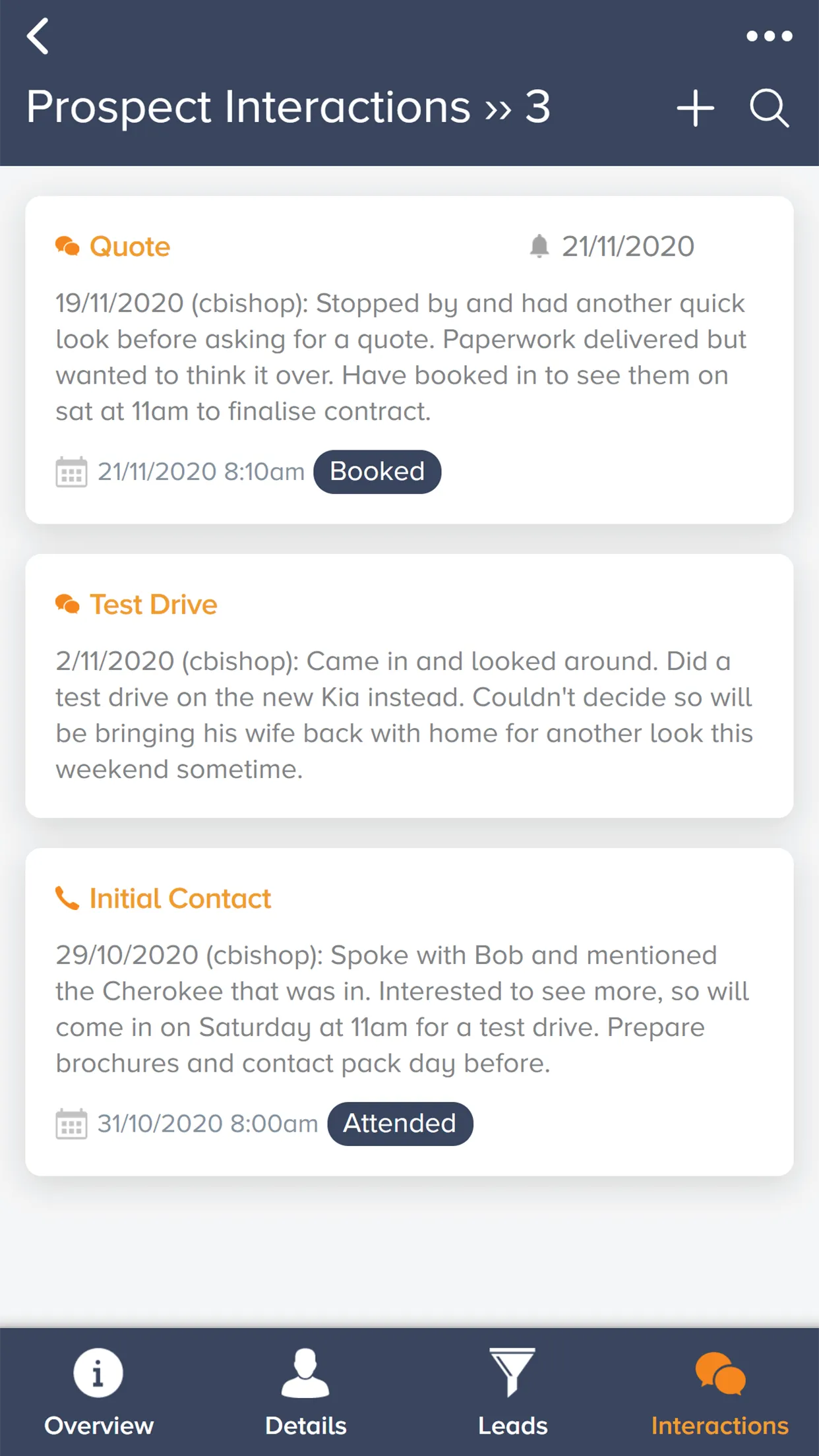 Dealer Prospects | Indus Appstore | Screenshot