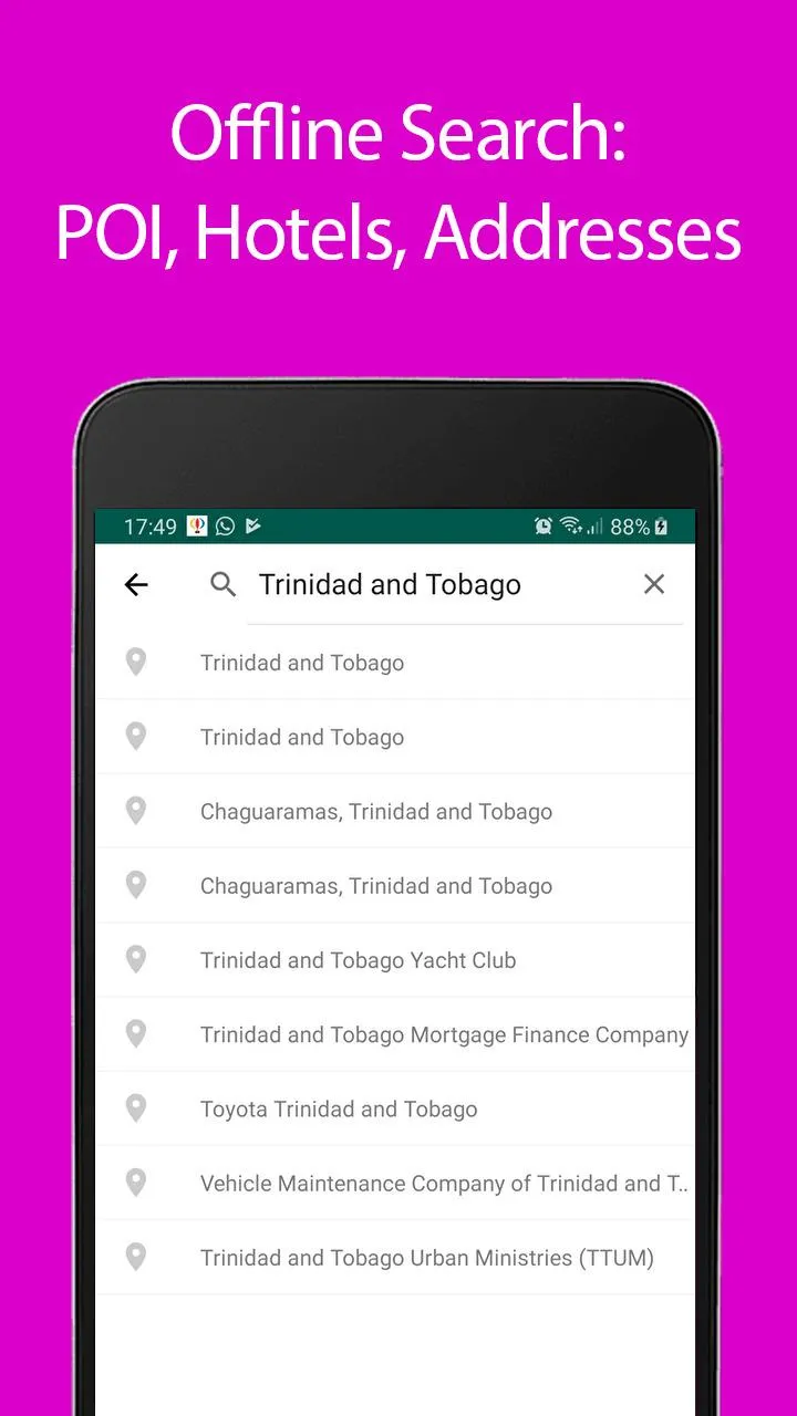 Trinidad and Tobago Map and Tr | Indus Appstore | Screenshot