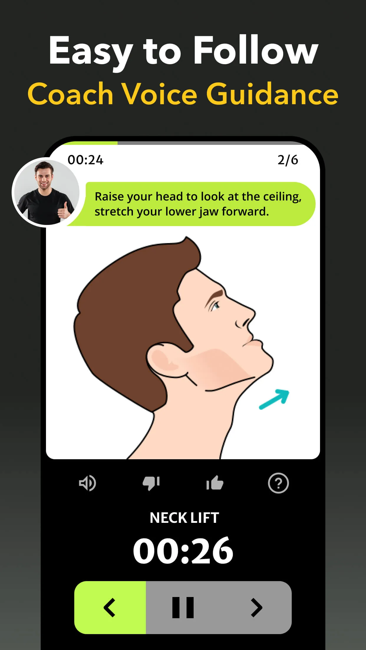 Jawline Exercises - Face Yoga | Indus Appstore | Screenshot