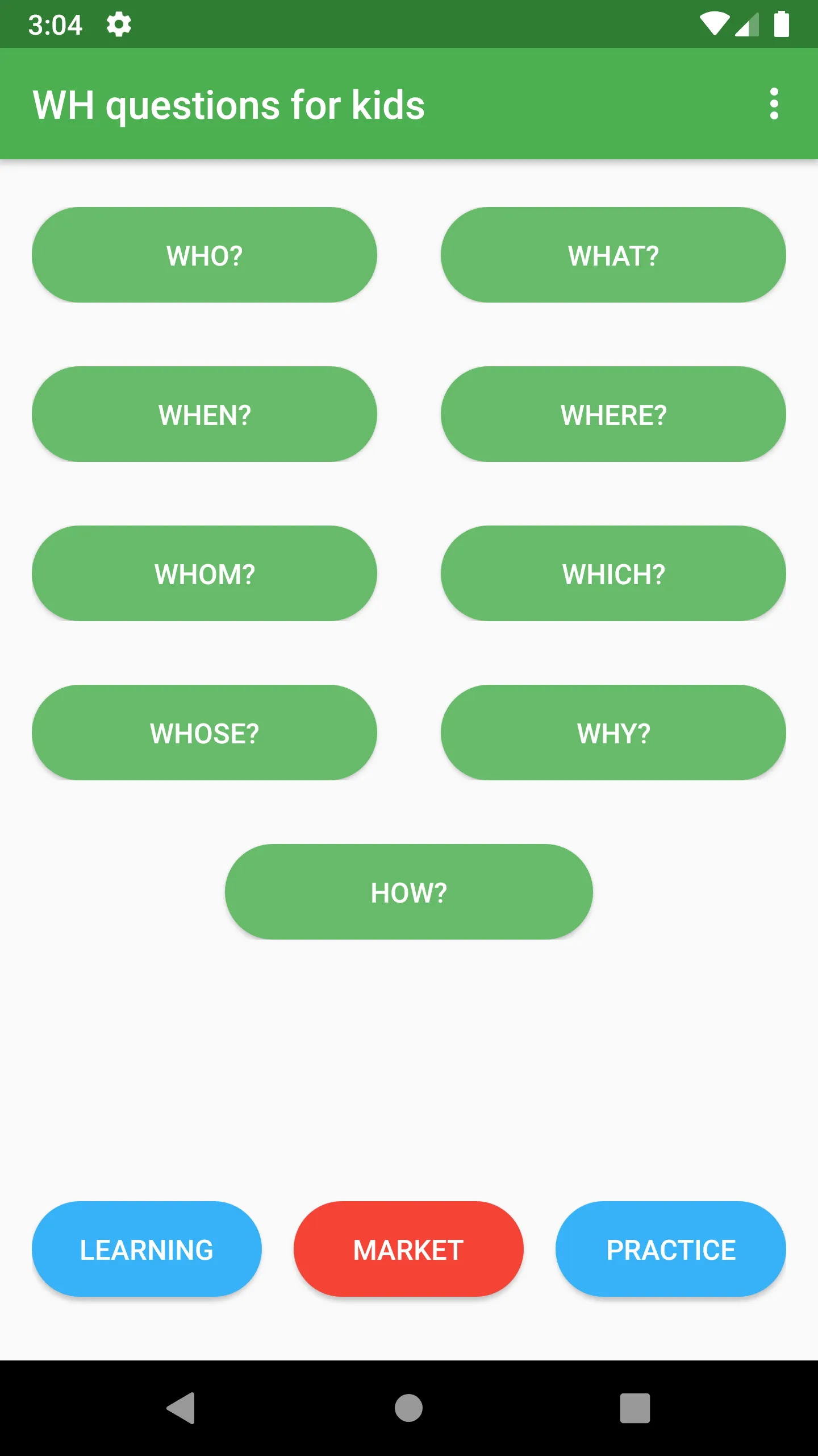 WH questions for Kids | Indus Appstore | Screenshot