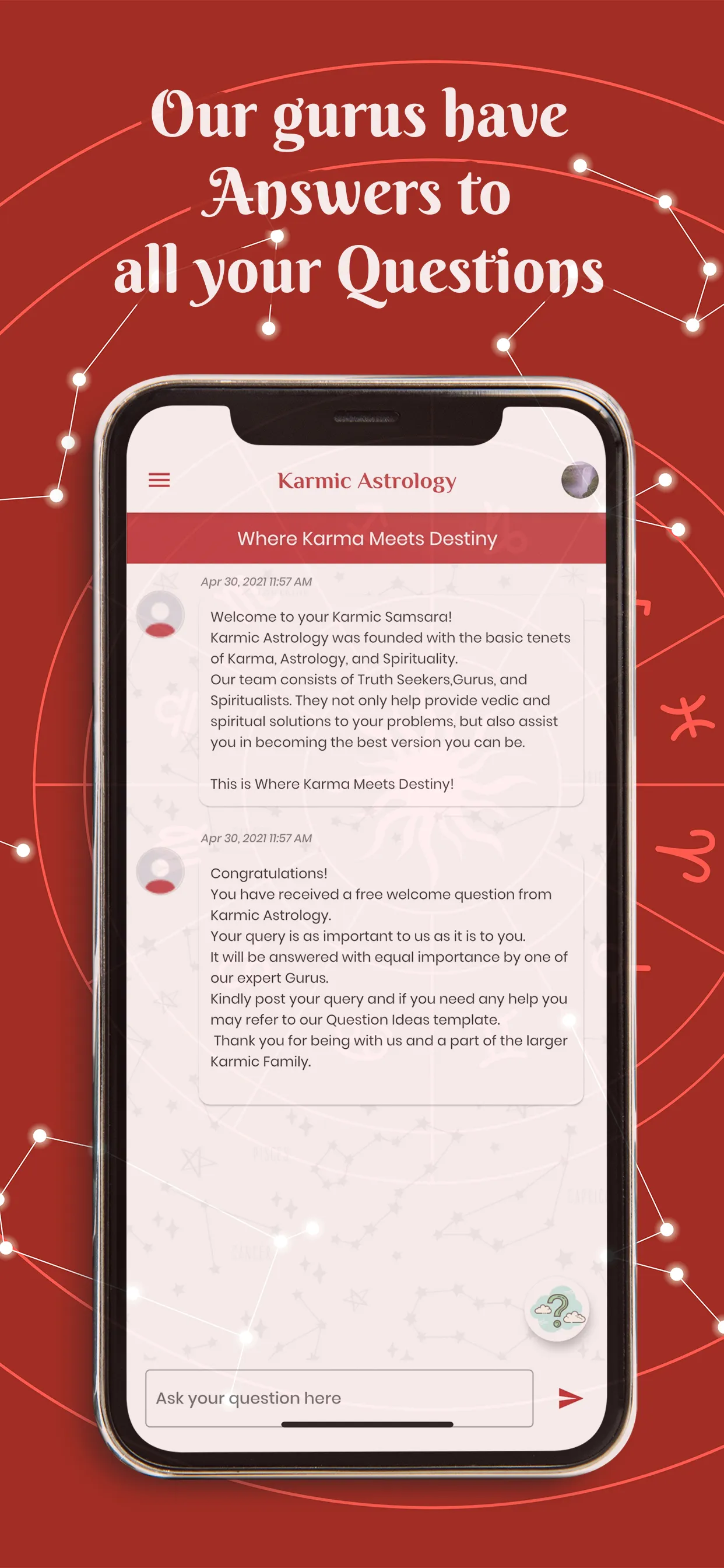 Karmic Astrology & Horoscope | Indus Appstore | Screenshot