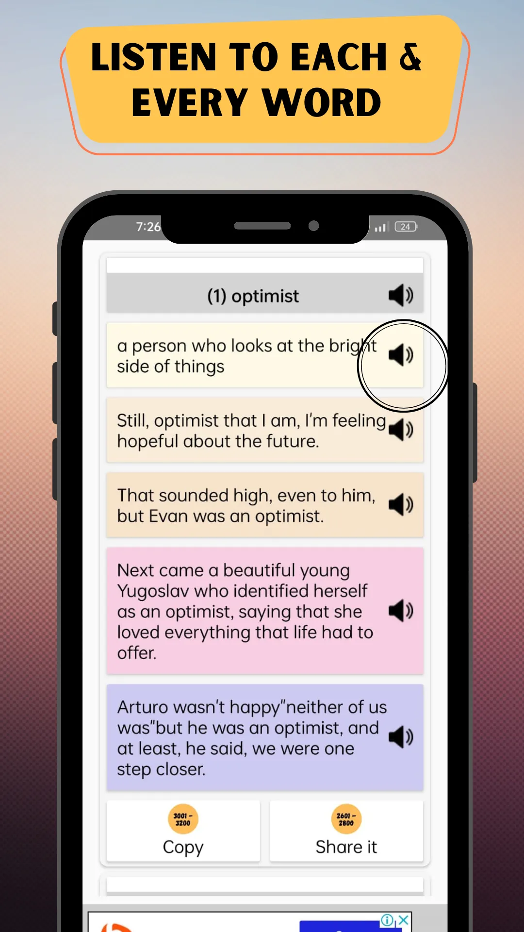 3000+ One Word Substitution | Indus Appstore | Screenshot