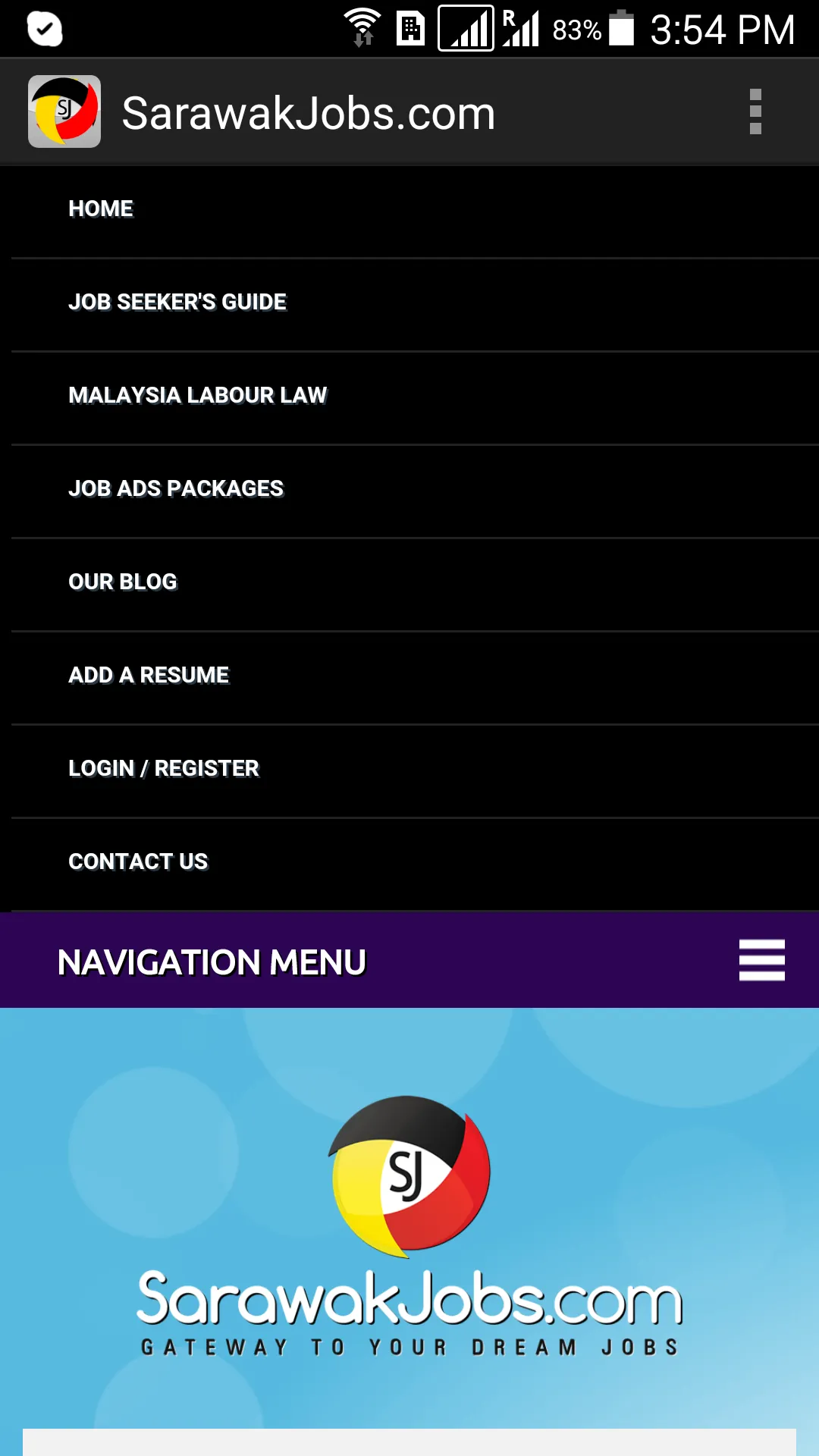 Sarawak Jobs | Indus Appstore | Screenshot