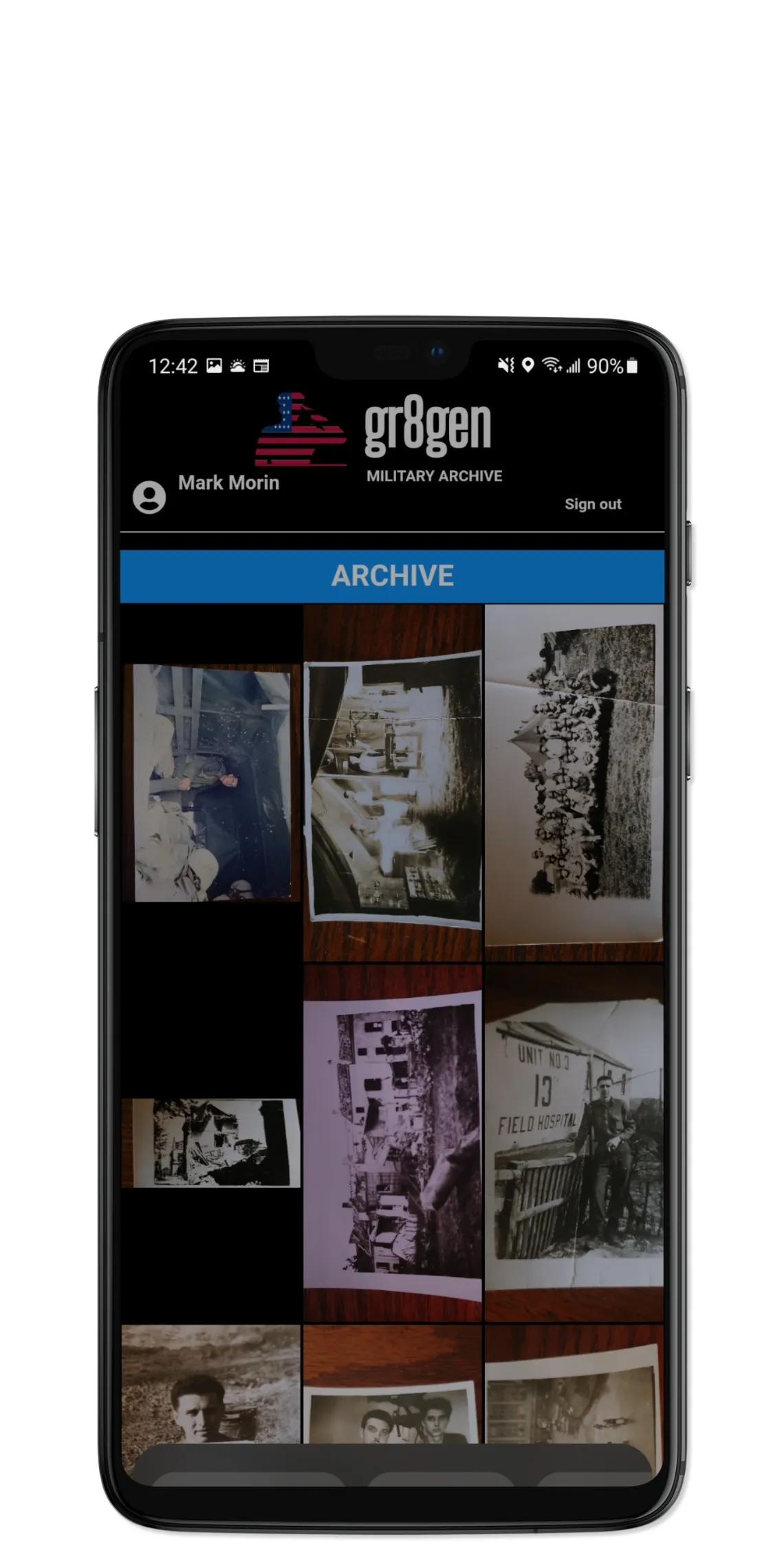 gr8gen - Military Archive | Indus Appstore | Screenshot