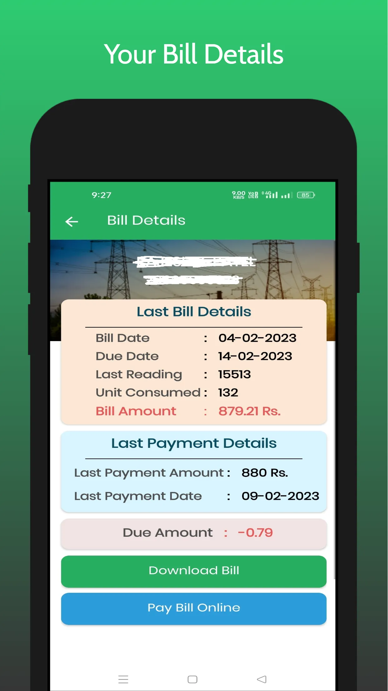 UG Vij Bill Check Online | Indus Appstore | Screenshot