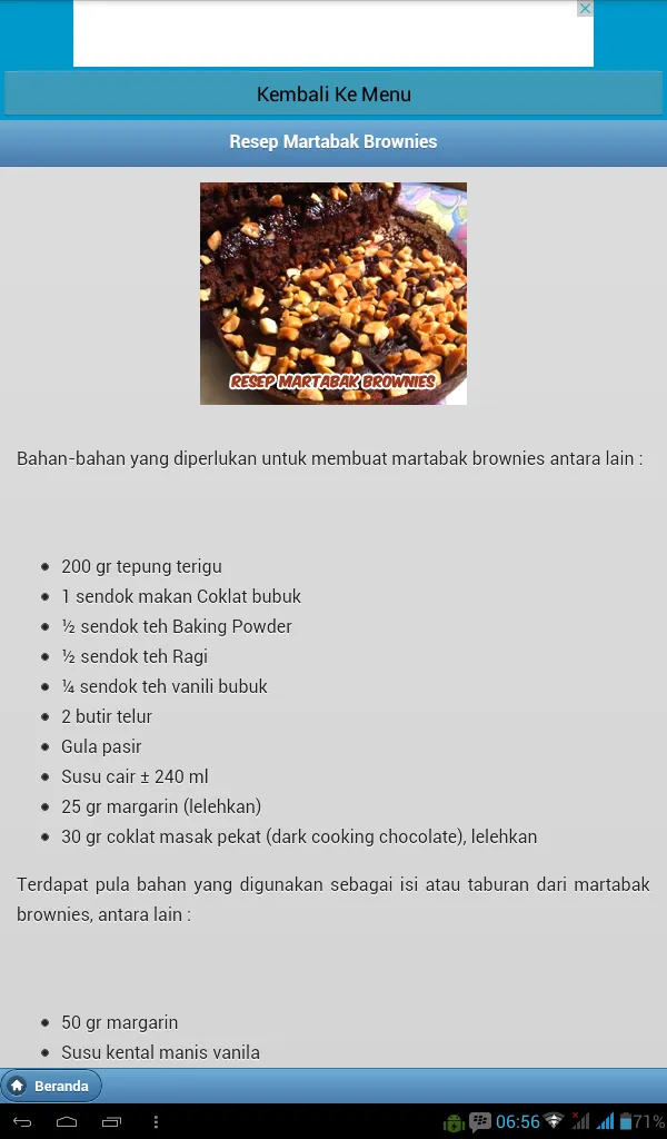 Kumpulan Resep Martabak | Indus Appstore | Screenshot