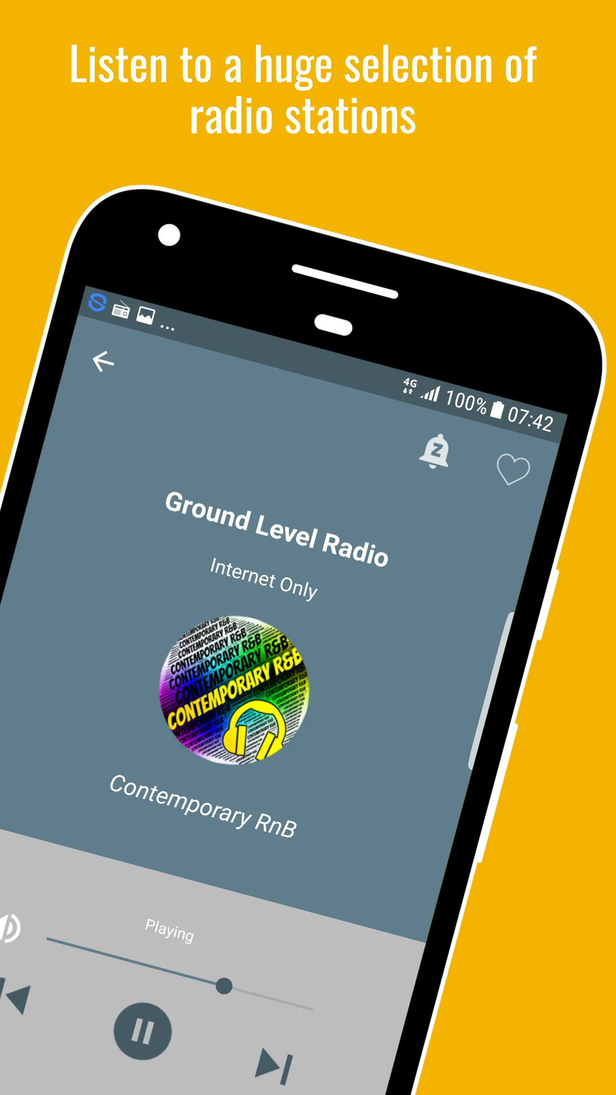 Contemporary R&B Radio | Indus Appstore | Screenshot