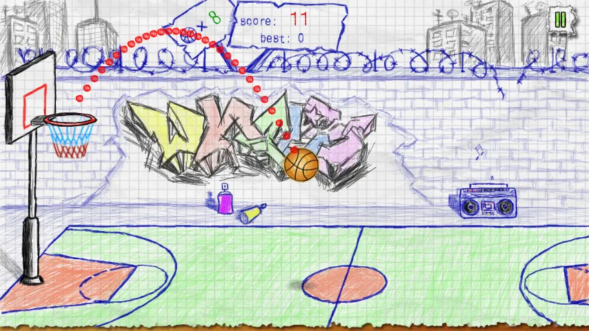 Doodle Basketball | Indus Appstore | Screenshot