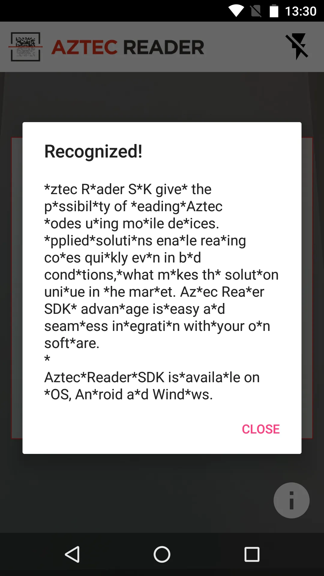 Aztec Reader Demo | Indus Appstore | Screenshot