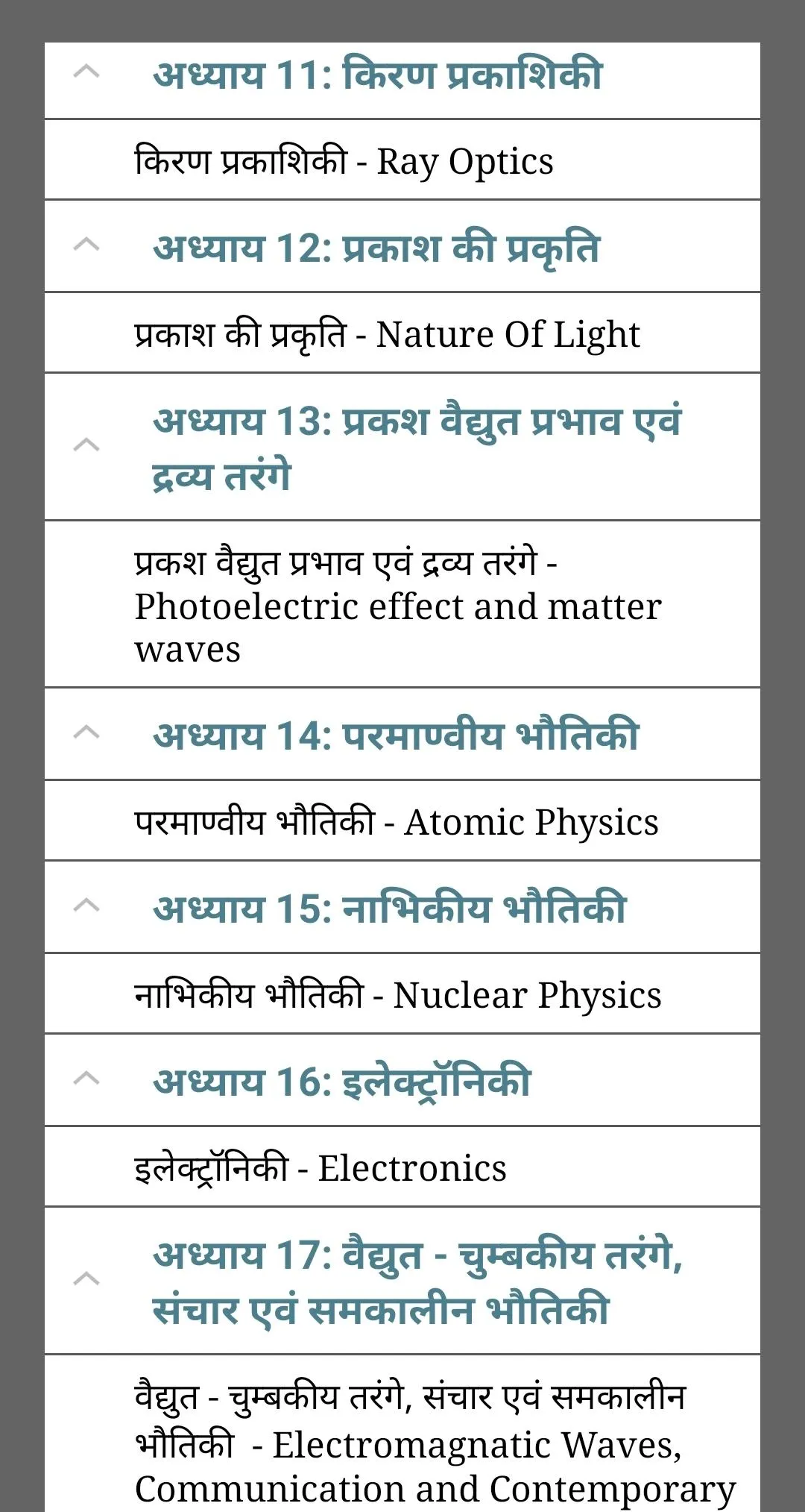 12th Physics NCERT Soln Hindi | Indus Appstore | Screenshot