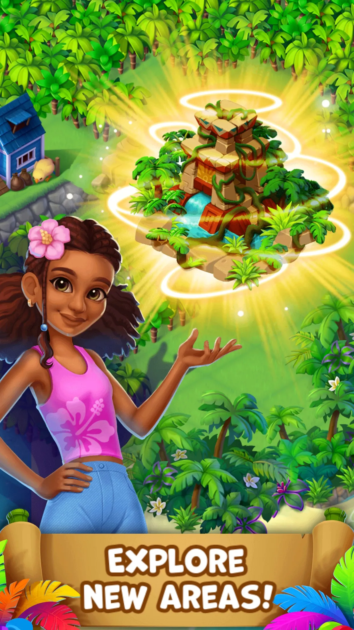 Tropical Merge: Merge game | Indus Appstore | Screenshot