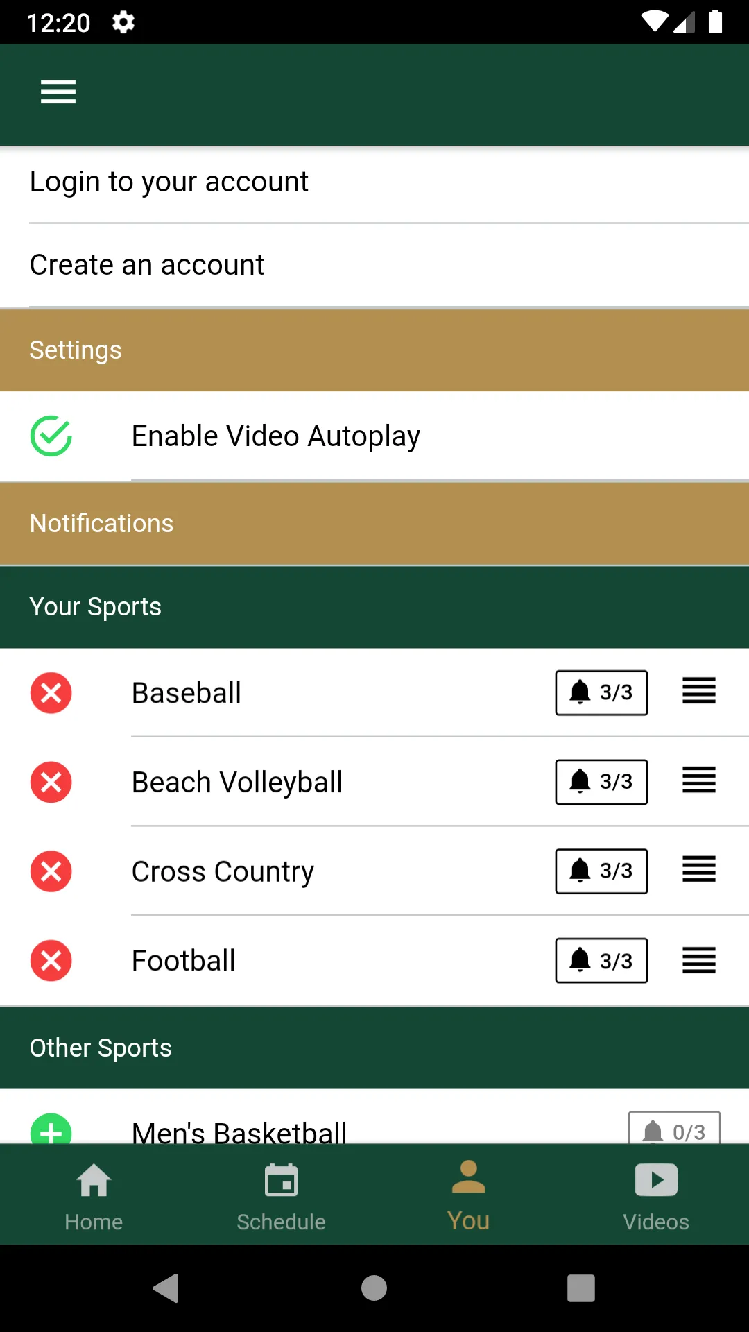 Cal Poly Athletics | Indus Appstore | Screenshot